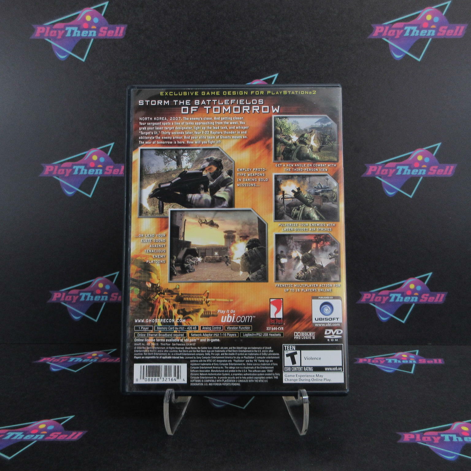 Tom Clancy's Ghost Recon 2 First Contact PS2 + Reg Card Complete - Excellent