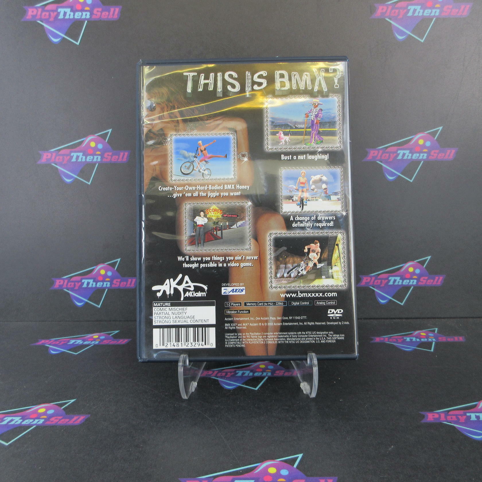 BMX XXX PS2 PlayStation 2 + Poster / Reg Card Complete - Excellent