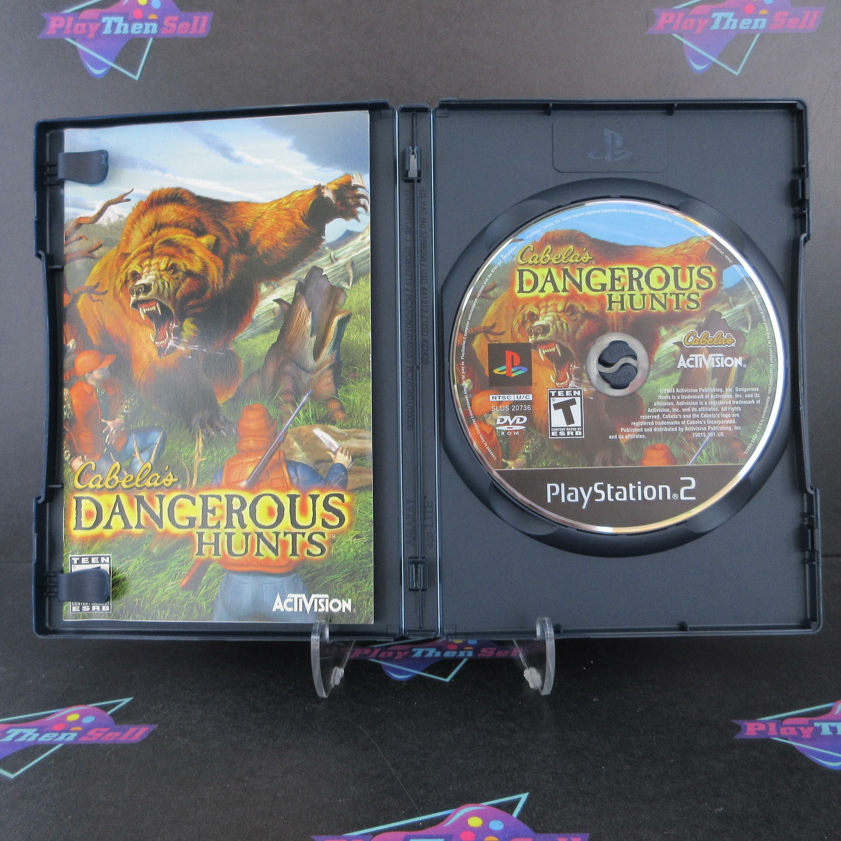 Cabela's Dangerous Hunts PS2 PlayStation 2 + Reg Card Complete - Excellent