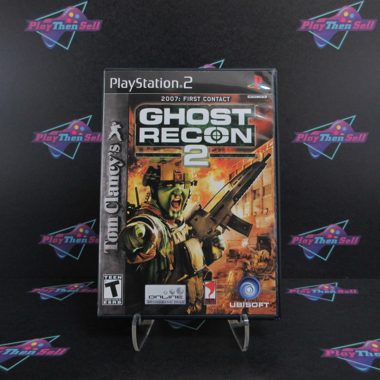 Tom Clancy's Ghost Recon 2 First Contact PS2 + Reg Card Complete - Excellent