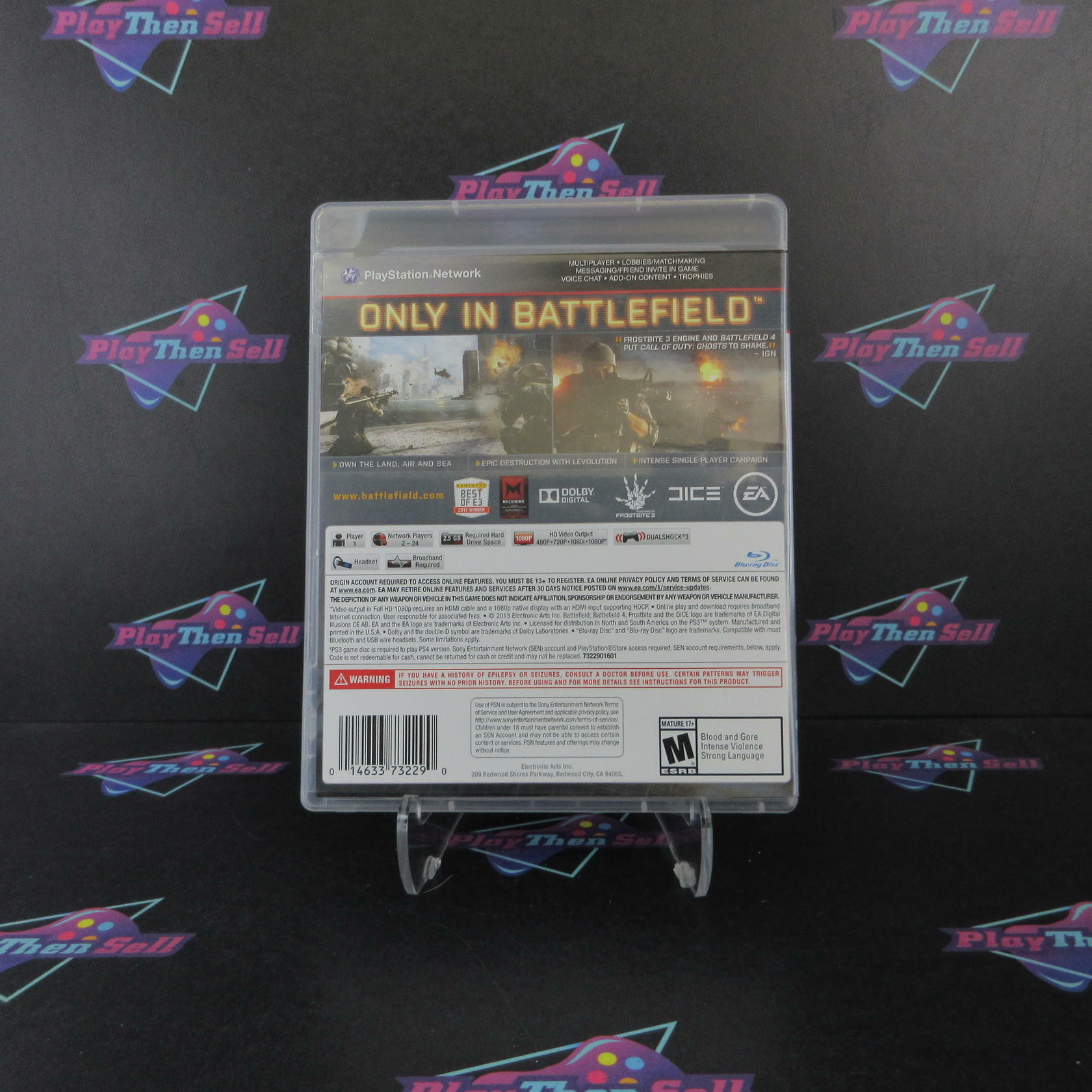 Battlefield 4 PS3 PlayStation 3 Complete CIB- Excellent