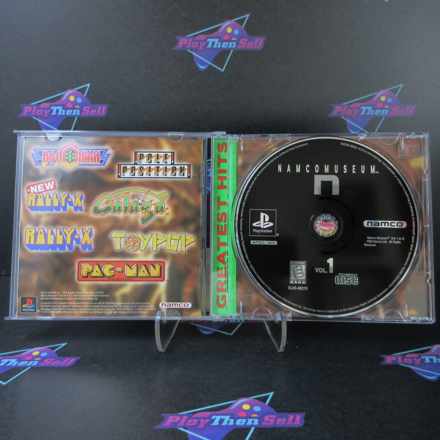 Namco Museum Vol 1 PS1 PlayStation 1 GH + Reg Card Complete - Excellent