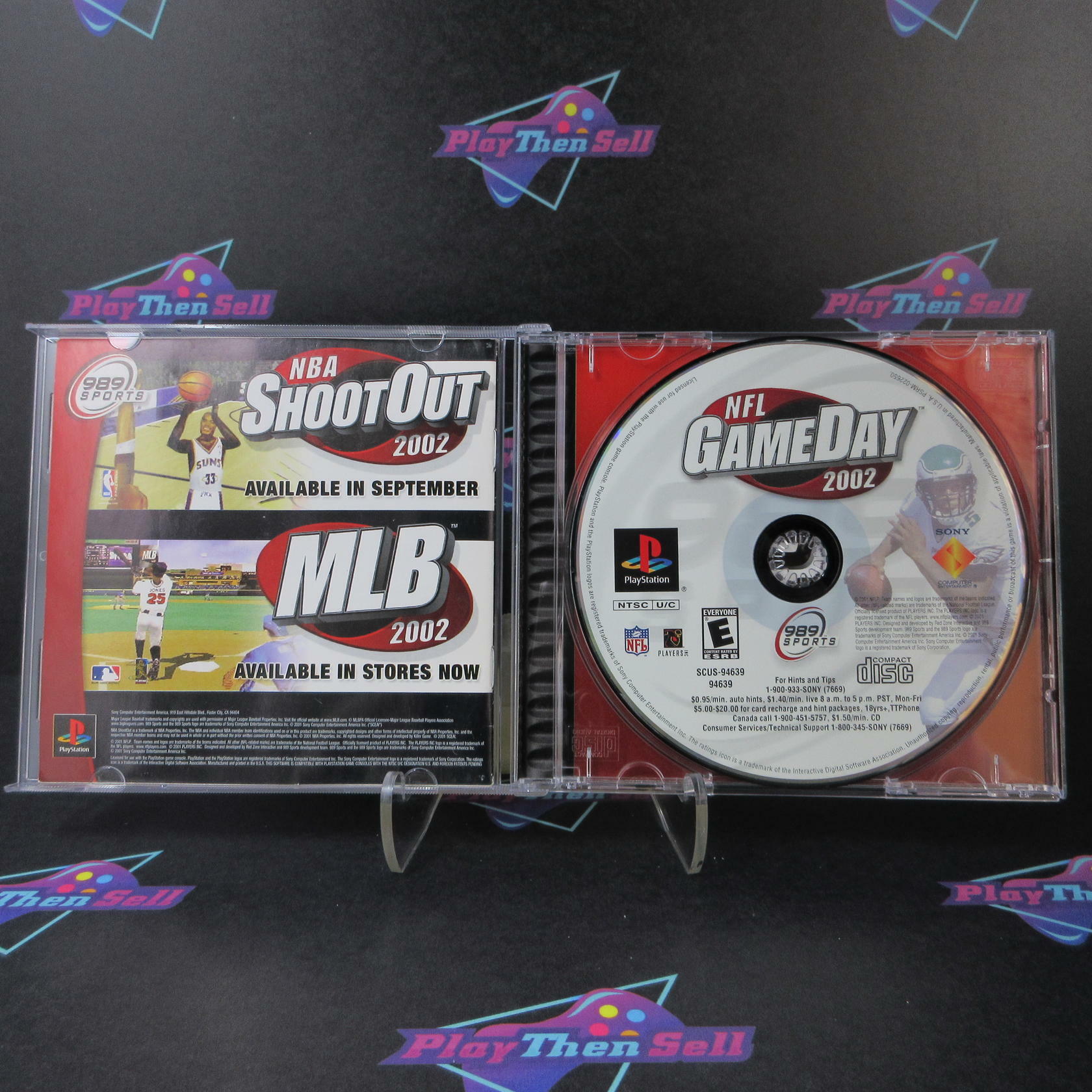 NFL GameDay 2002 PS1 PlayStation 1 Complete - Excellent