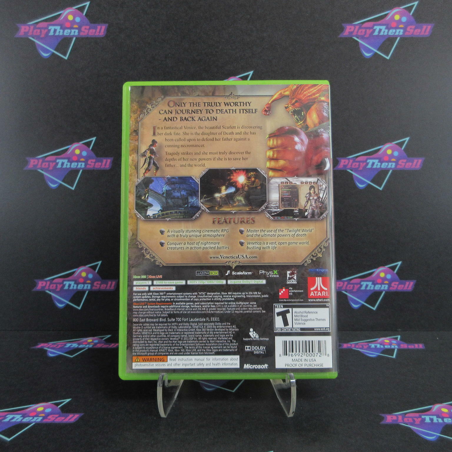 Venetica Xbox 360 Complete - Excellent