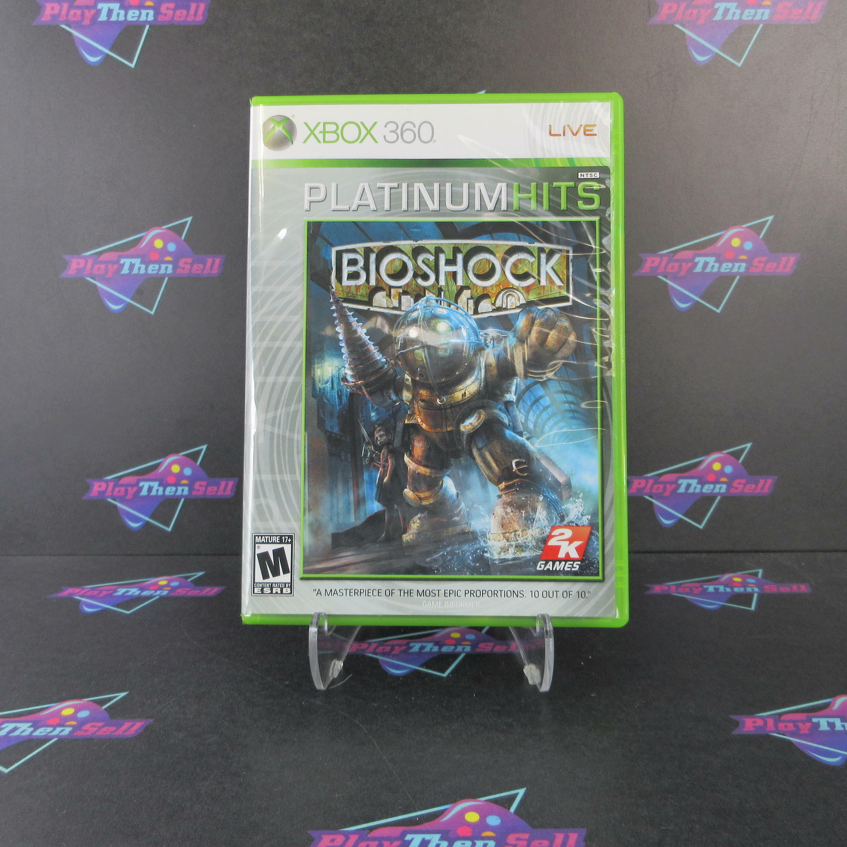 Bioshock Xbox 360 Platinum Hits Complete - Excellent