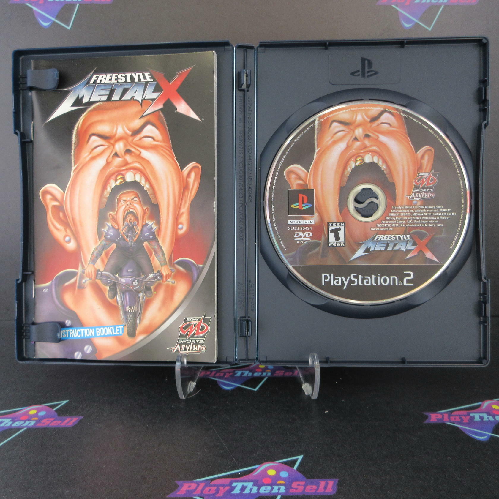 Freestyle Metal X PS2 PlayStation 2 AD + Reg Card Complete CIB - Very Good