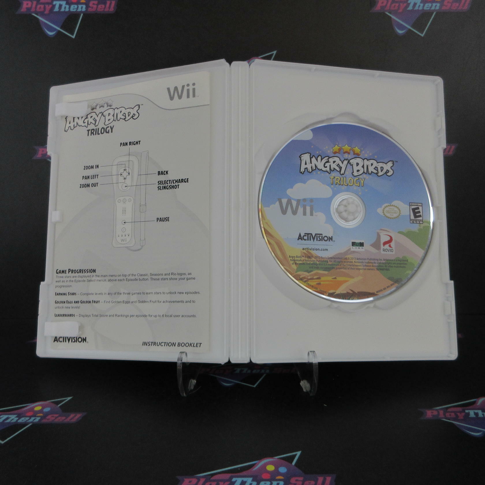 Angry Birds Trilogy Nintendo Wii AD Complete CIB - Very Good