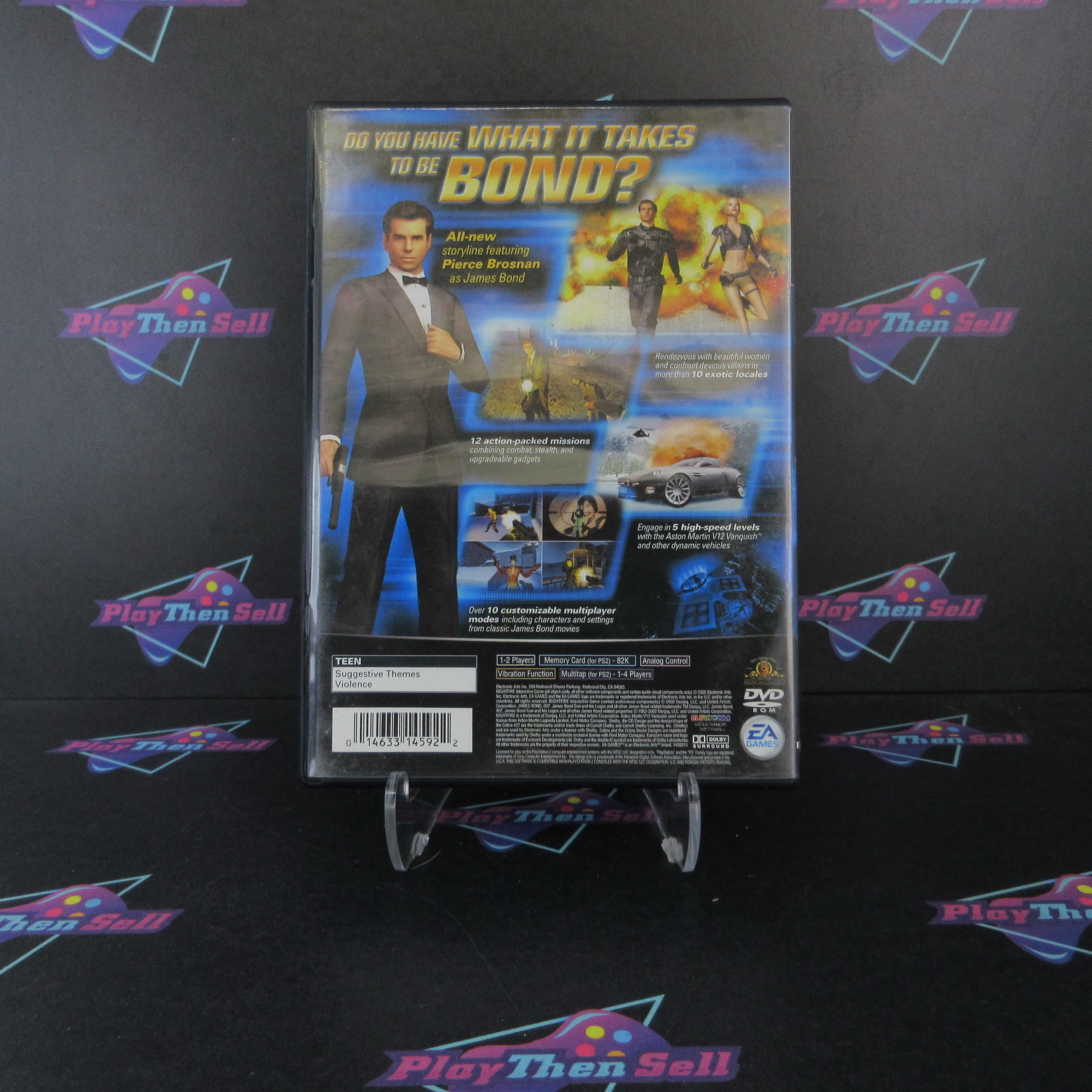 James Bond 007 Nightfire PS2 PlayStation 2 MD Complete CIB - Very Good