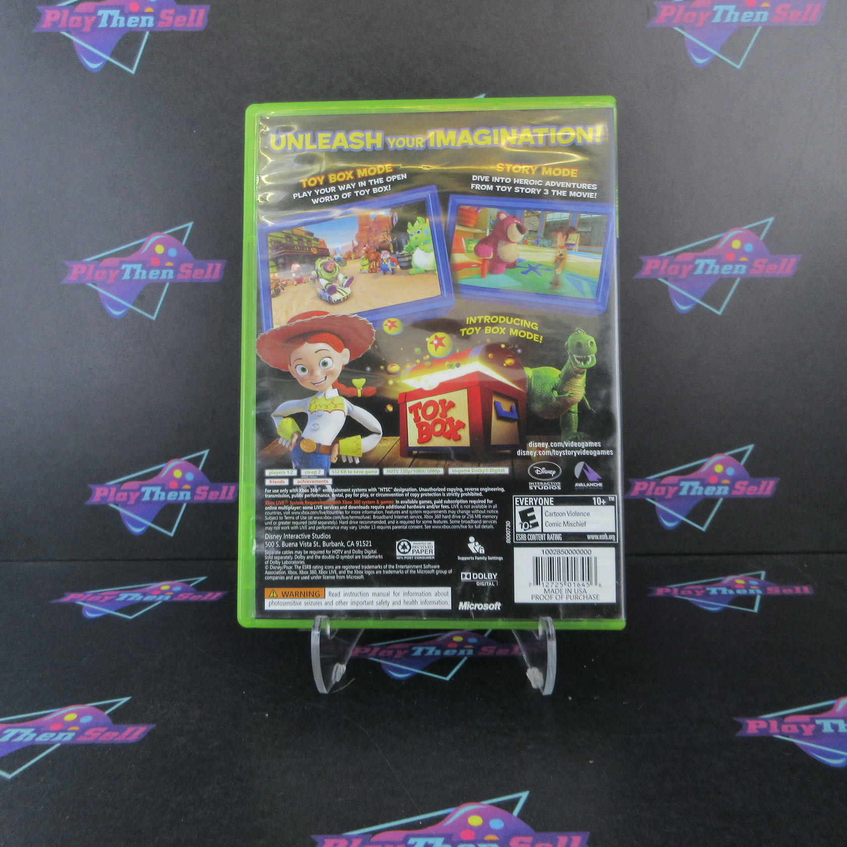 Toy Story 3 The Video Game Xbox 360 AD Complete CIB - Very Good
