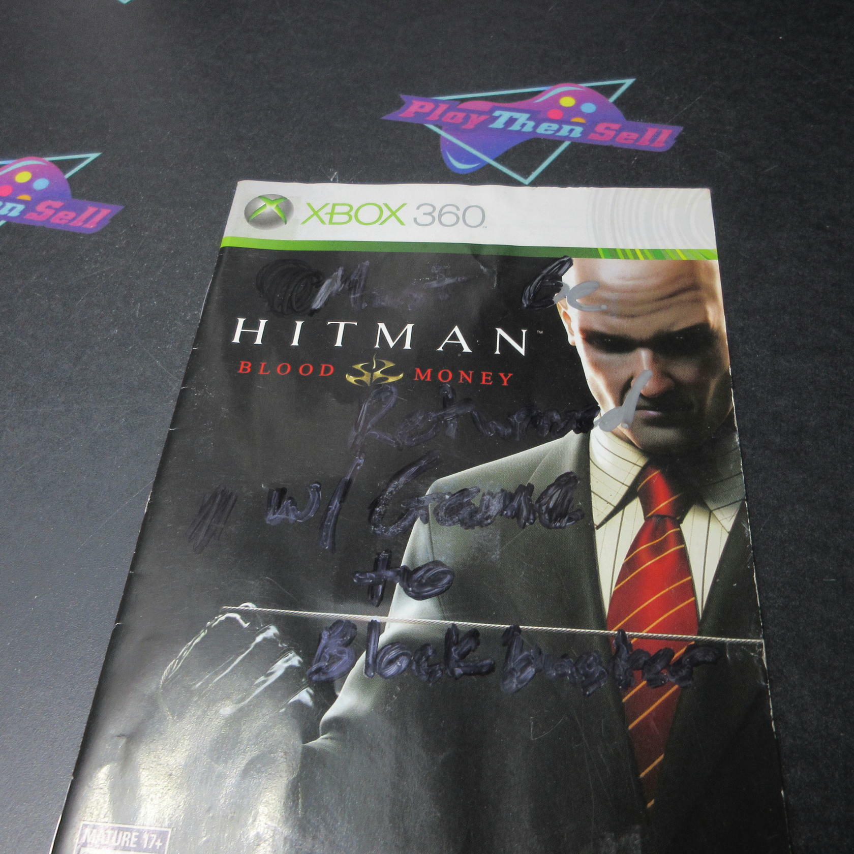 Hitman Blood Money Xbox 360 MD Complete CIB - Very Good