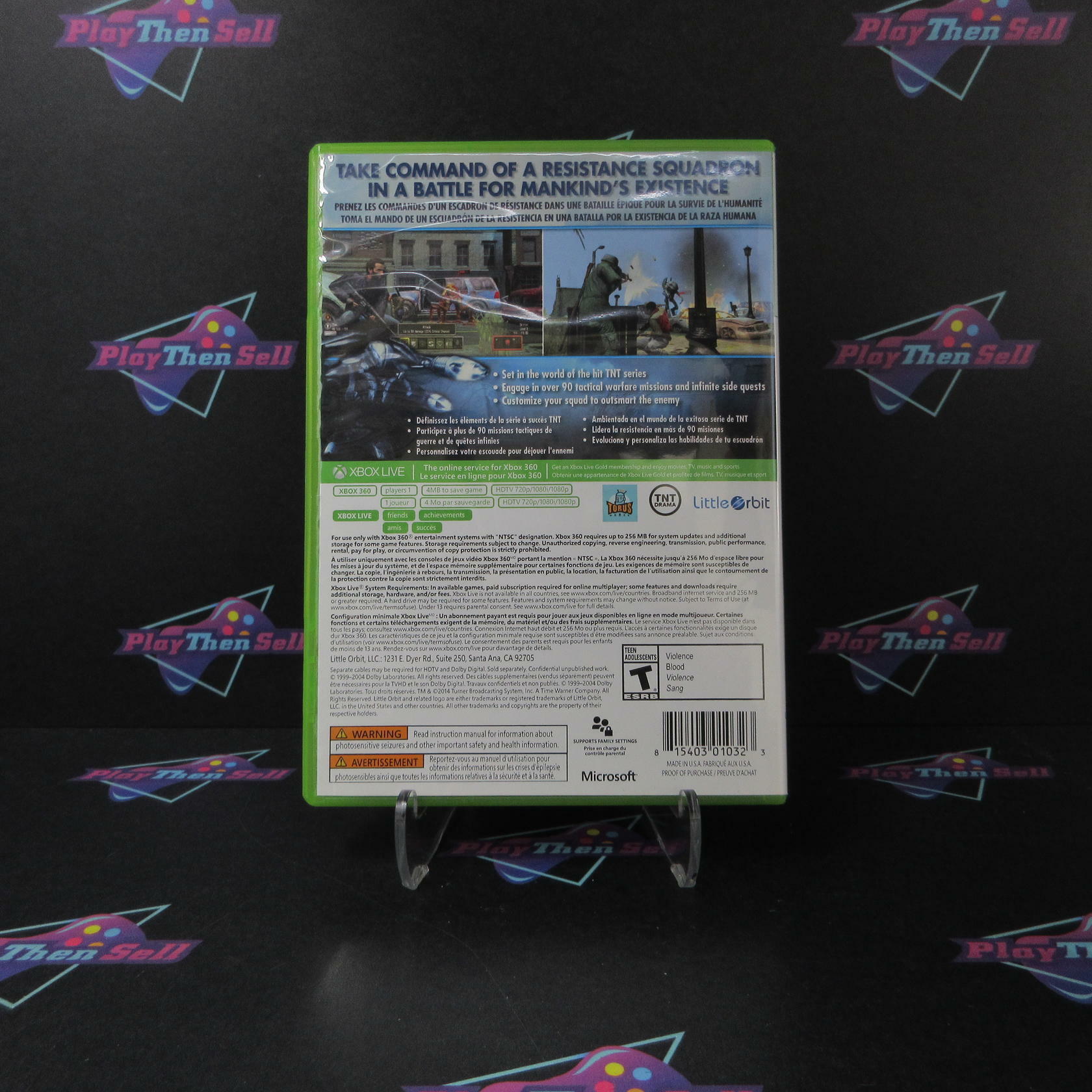 Falling Skies The Game Xbox 360 Complete - Excellent