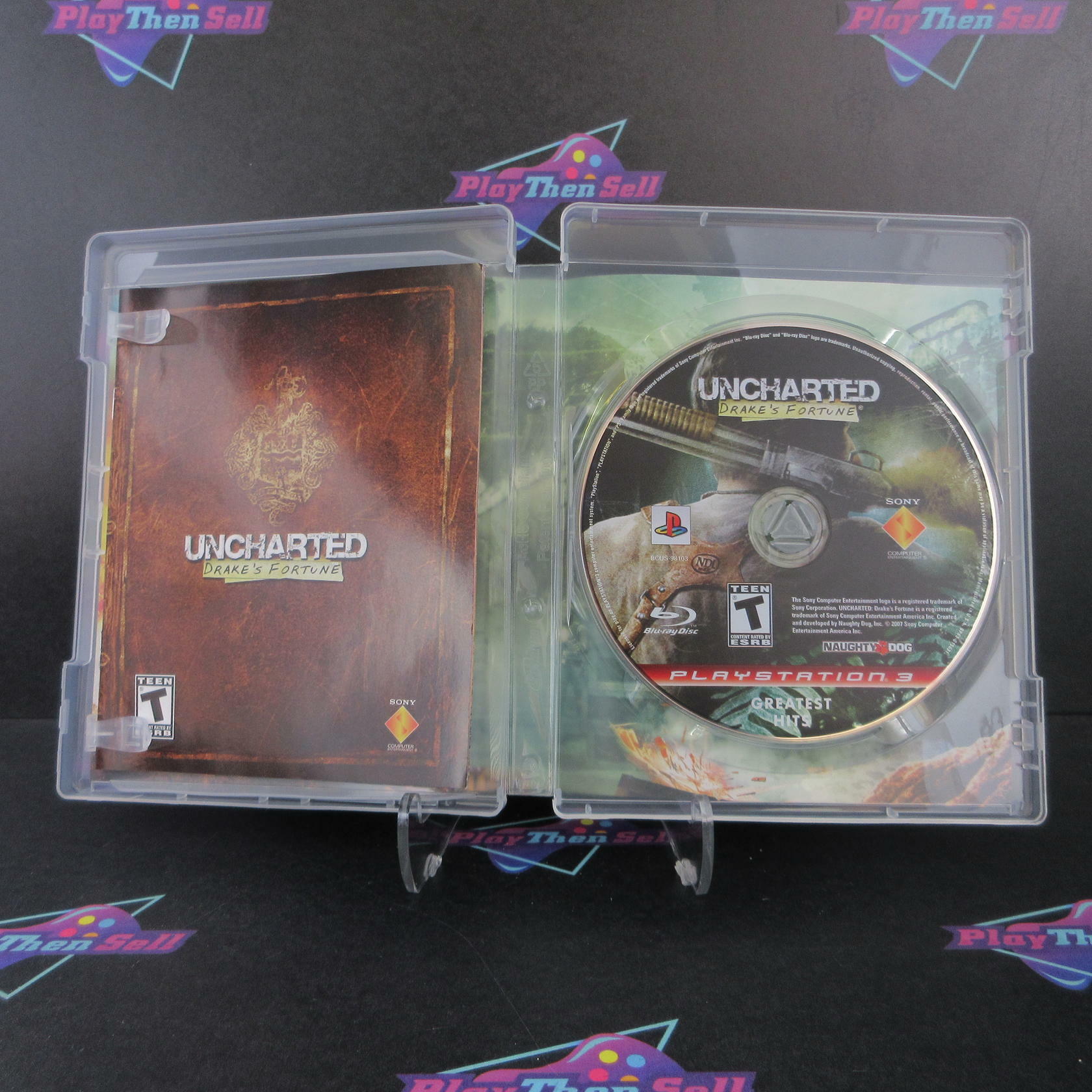 Uncharted Drake's Fortune PS3 PlayStation 3 GH Complete - Excellent