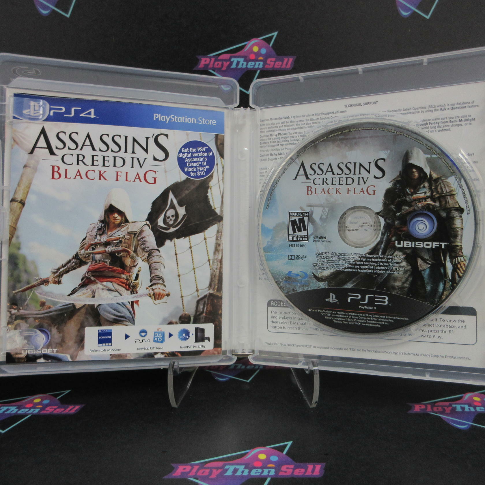 Assassin's Creed 4 Black Flag Target Ed PS3 PlayStation 3 Complete - Excellent