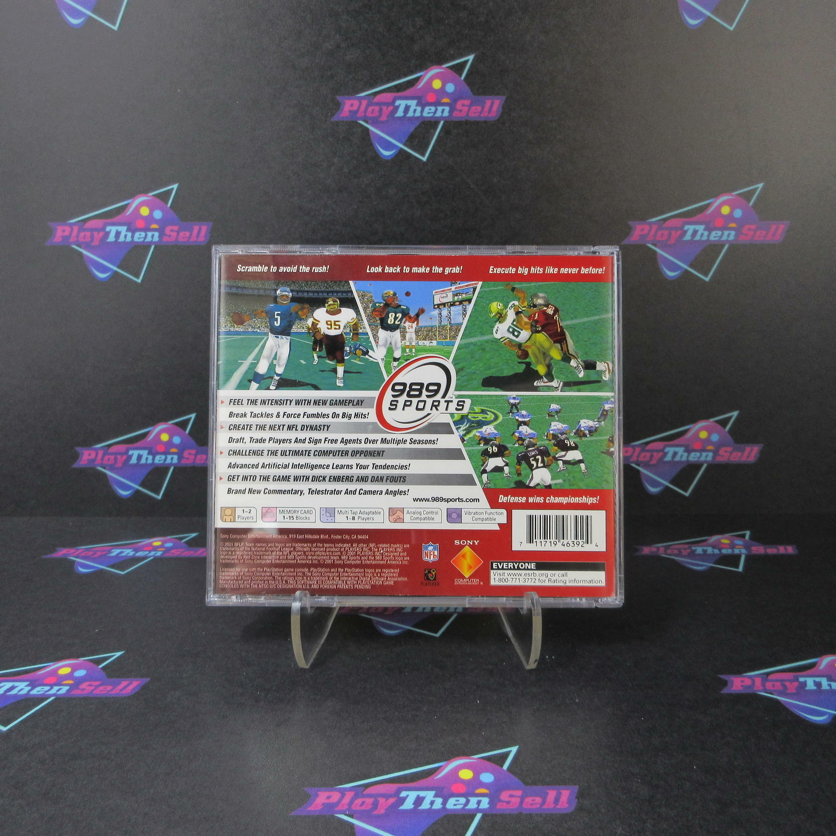NFL GameDay 2002 PS1 PlayStation 1 Complete - Excellent