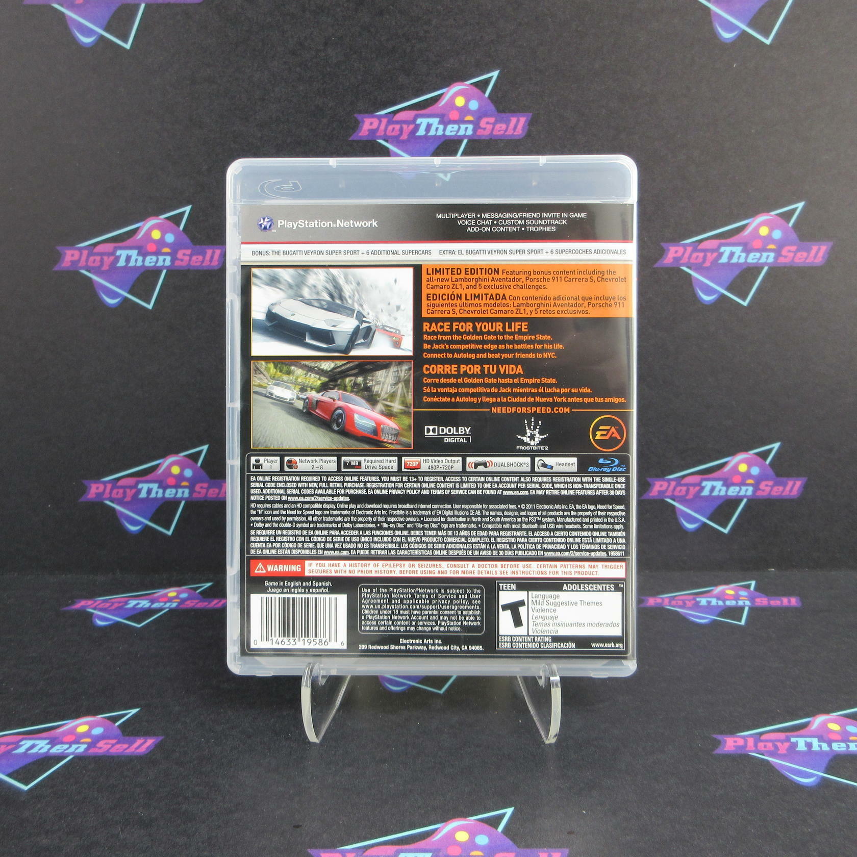 Need for Speed The Run Limited Edition PS3 PlayStation 3 Complete - Excellent