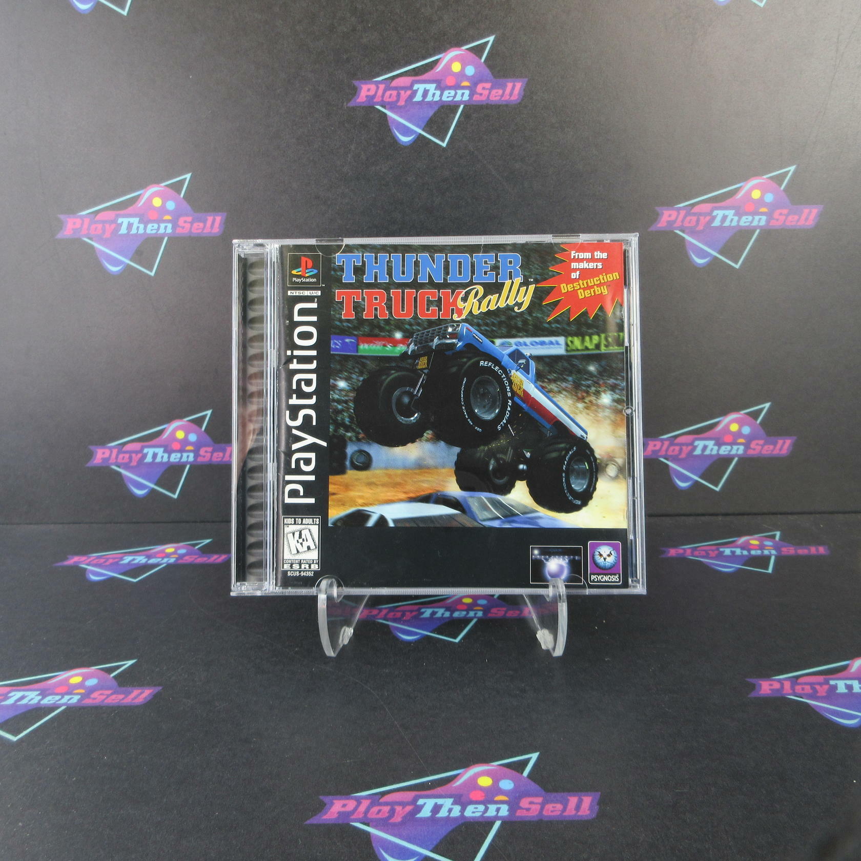 Thunder Truck Rally PS1 PlayStation 1 + Reg Card Complete - Excellent