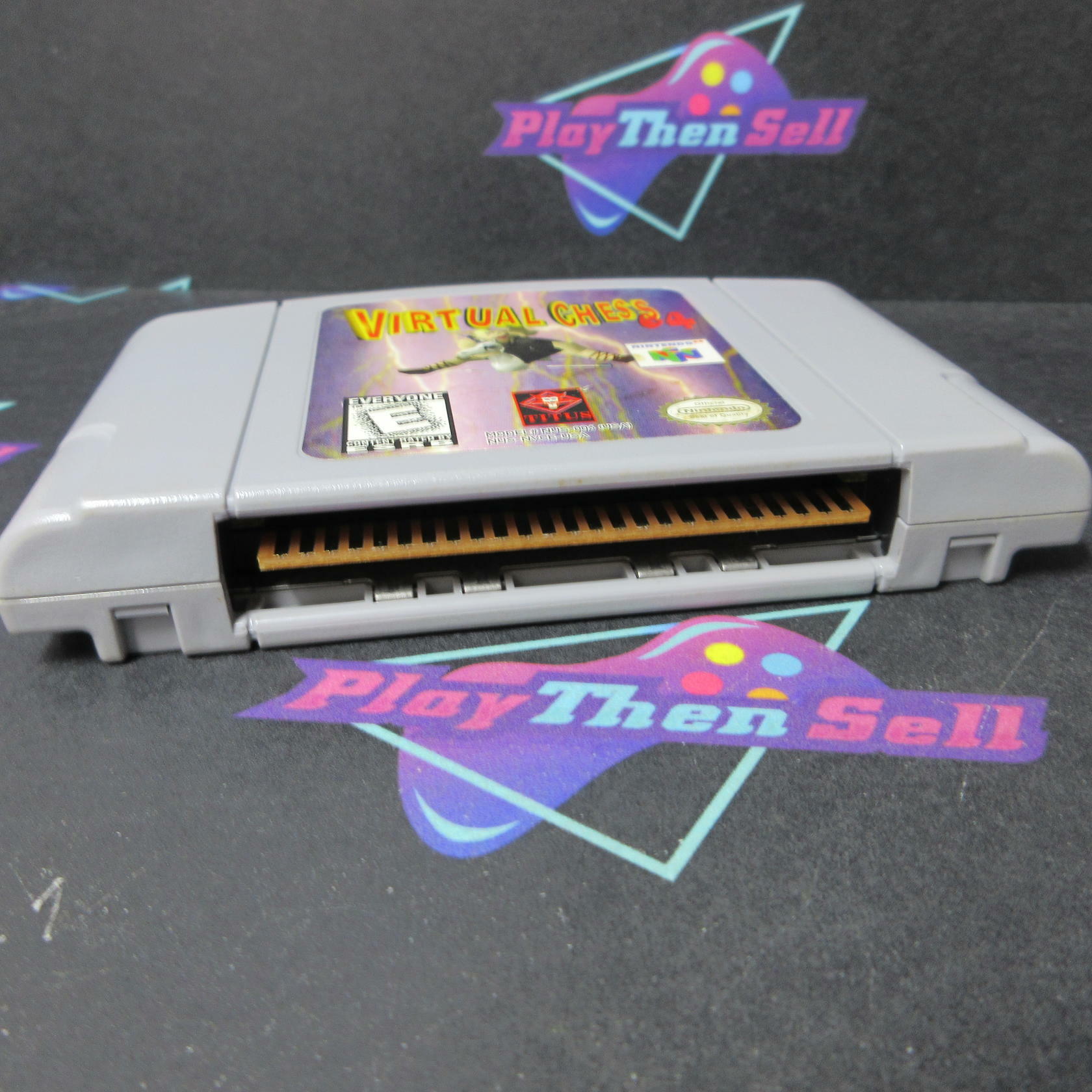 Virtual Chess 64 Nintendo 64 N64 Cartridge Only AD Authentic / Tested - Very Good