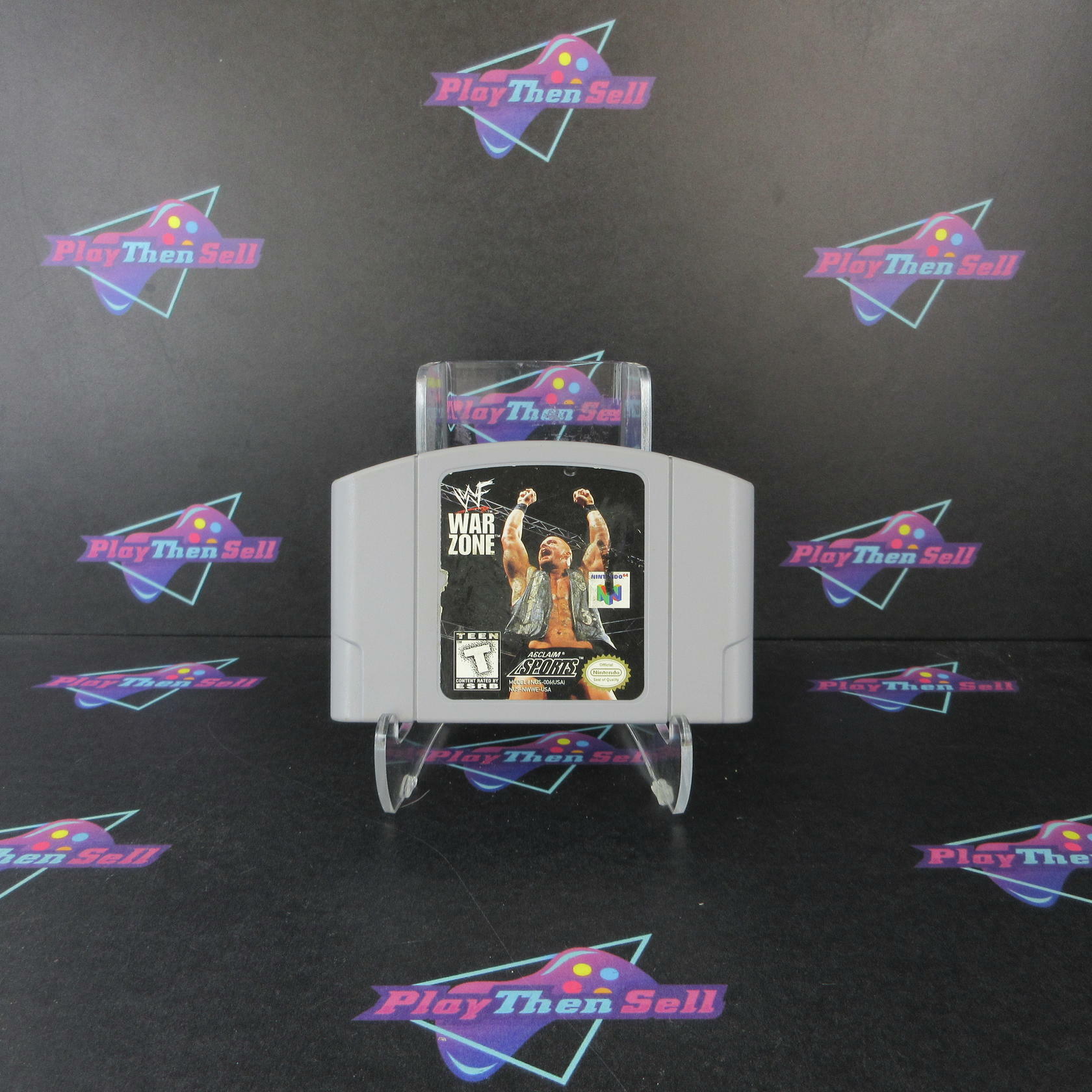 WWF War Zone Nintendo 64 N64 Cartridge Only AD Authentic / Tested - Very Good