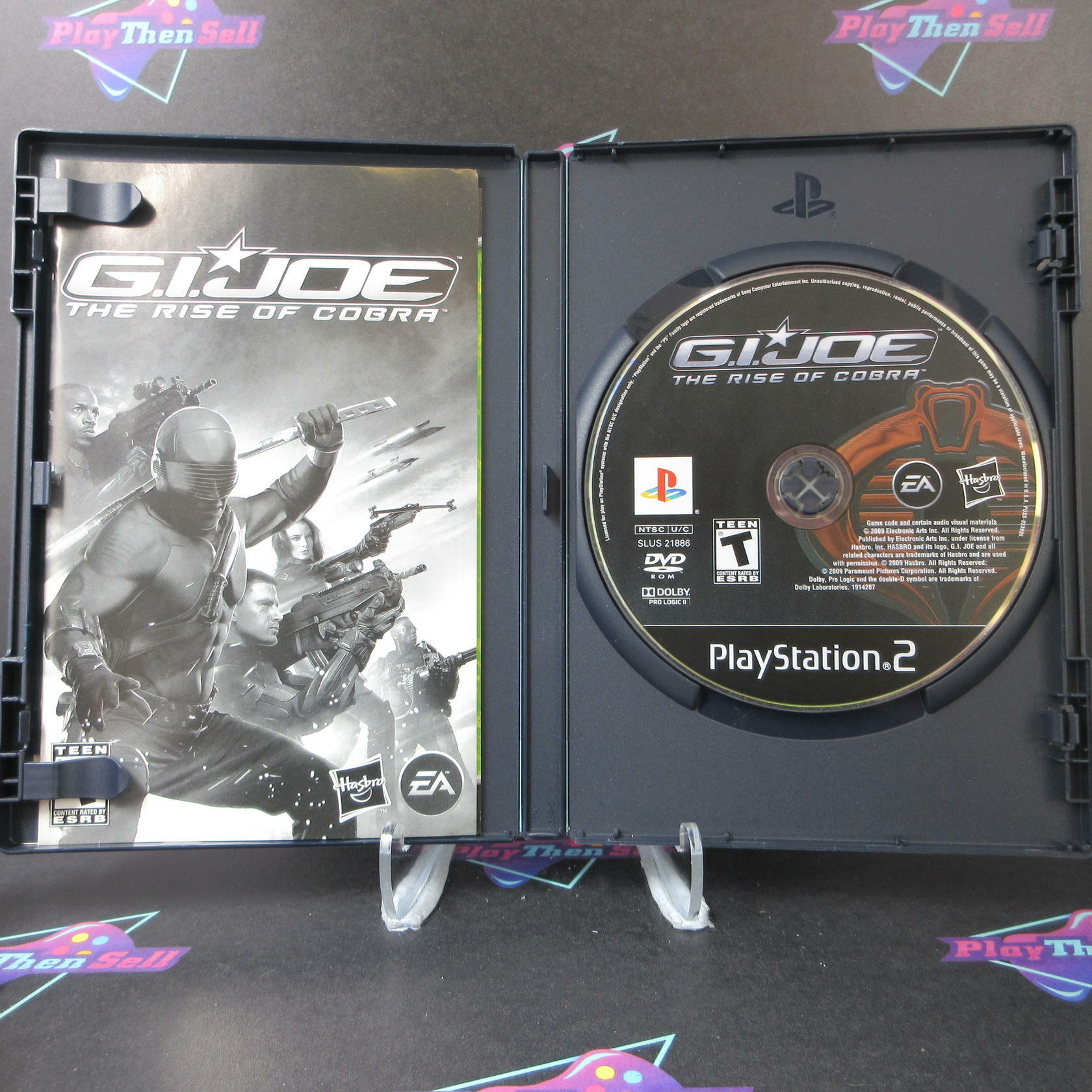 G.I. JOE The Rise of Cobra PS2 PlayStation 2 AD Complete CIB - Very Good