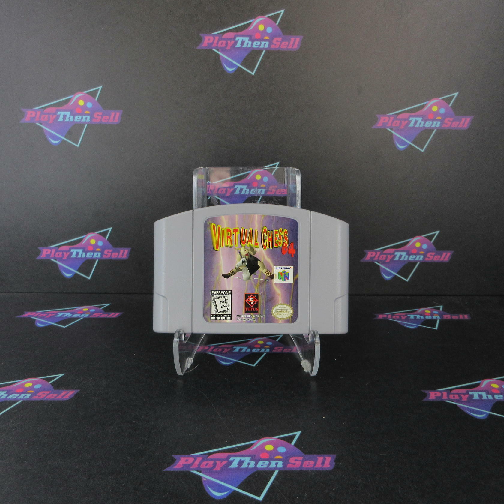 Virtual Chess 64 Nintendo 64 N64 Cartridge Only AD Authentic / Tested - Very Good