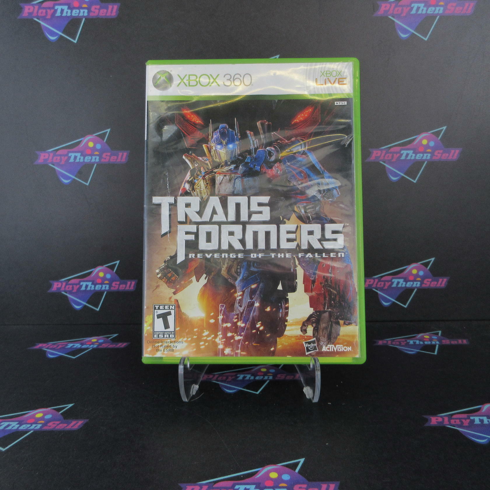 Transformers Revenge of the Fallen Xbox 360 AD Complete CIB - Very Good