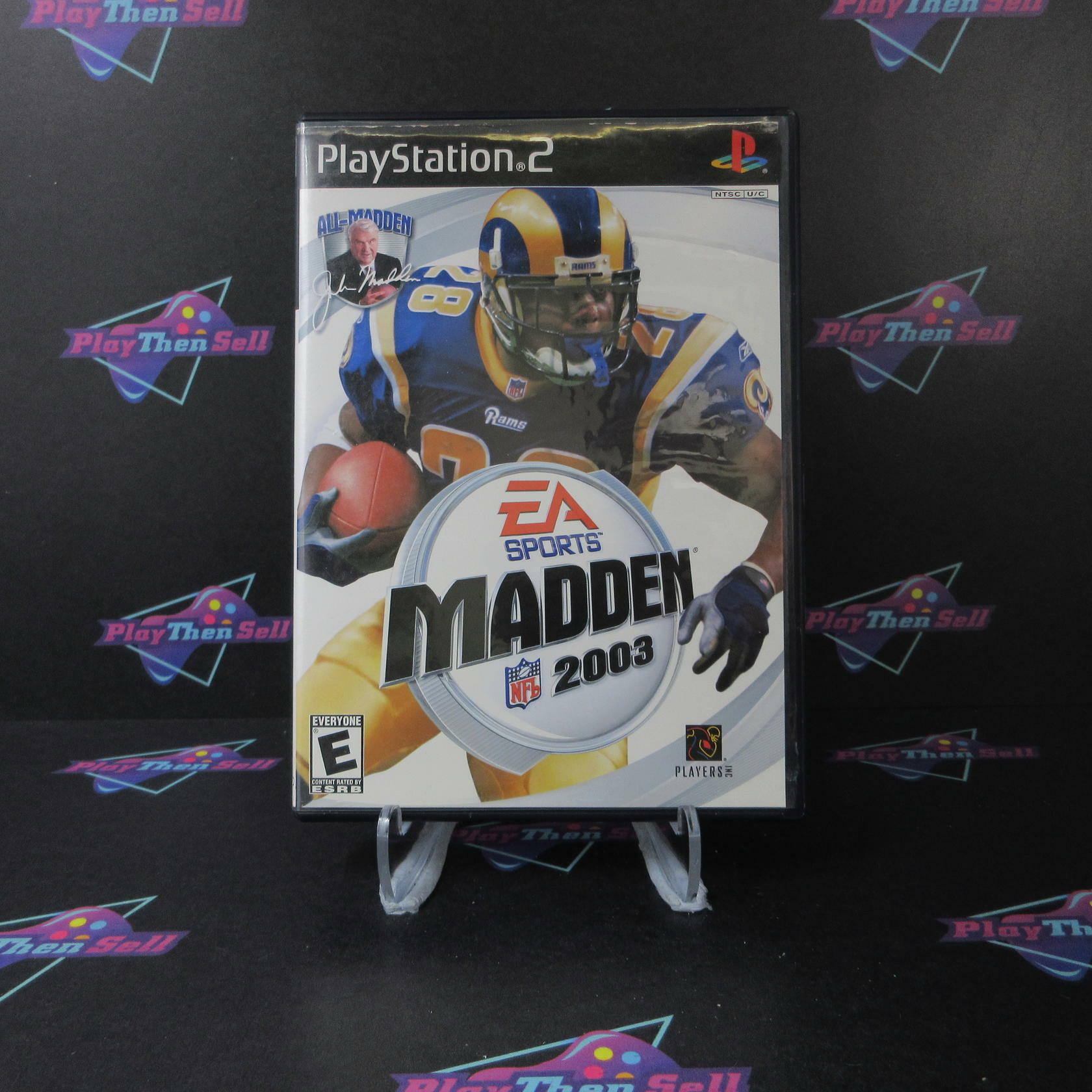 Madden NFL 2003 + Reg Card PS2 PlayStation 2 AD/MD Complete CIB - Very Good