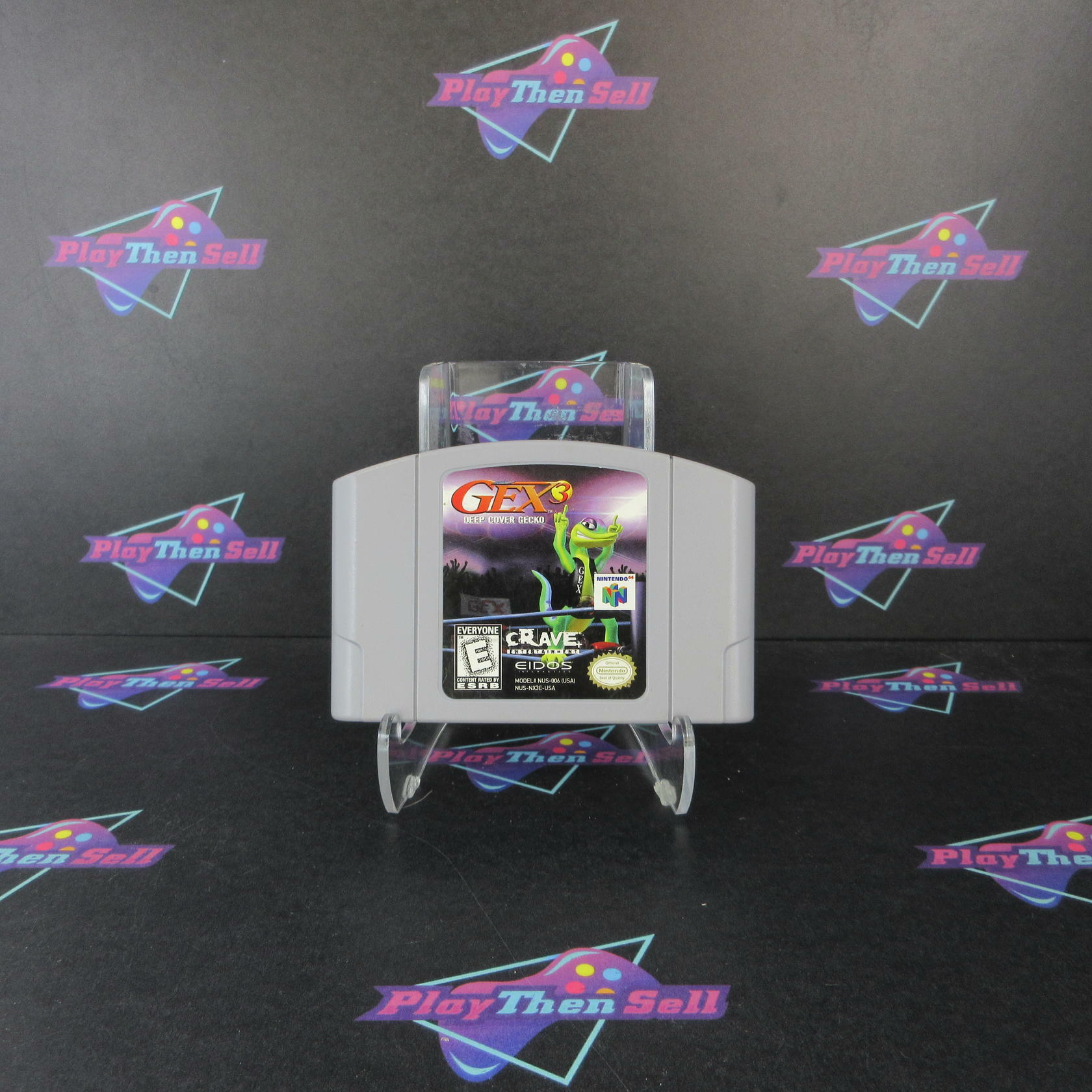 Gex 3 Deep Cover Gecko Nintendo 64 N64 Cartridge Only AD Authentic / Tested - Very Good