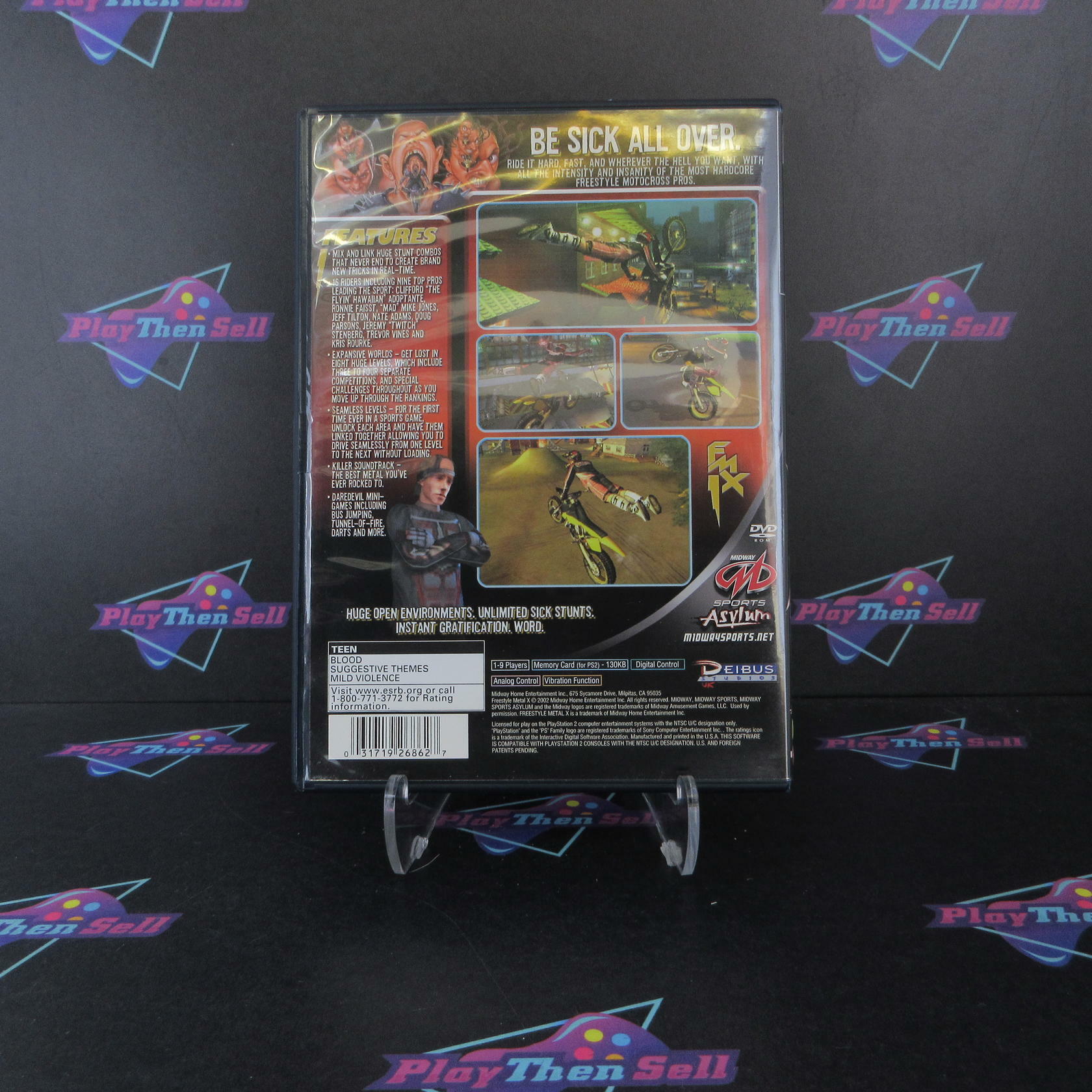 Freestyle Metal X PS2 PlayStation 2 AD + Reg Card Complete CIB - Very Good