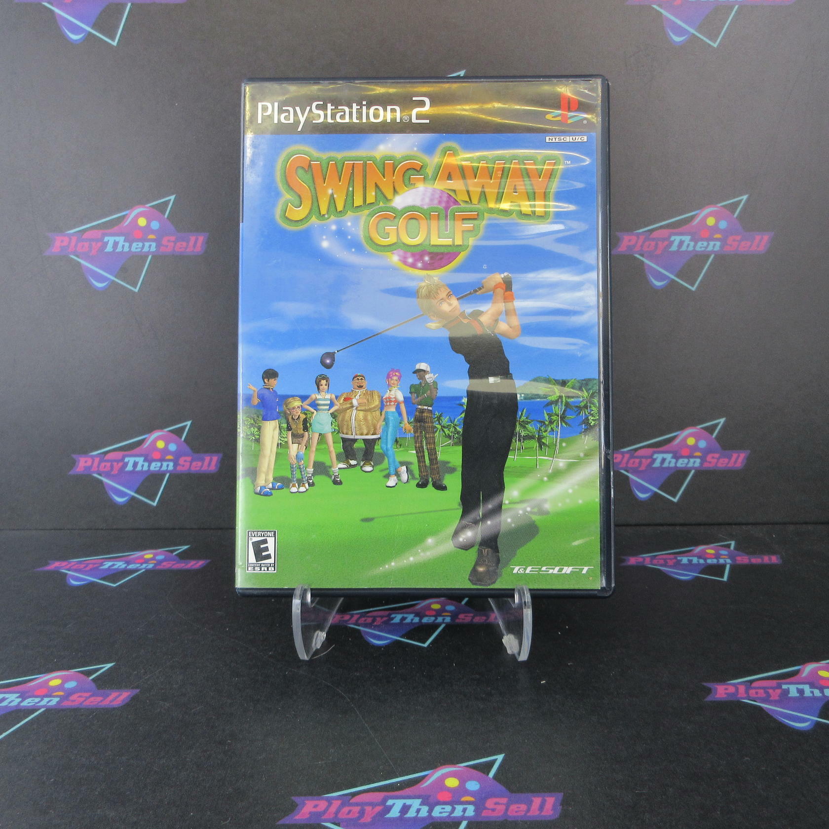 Swing Away Golf PS2 PlayStation 2 AD/MD Complete CIB - Very Good