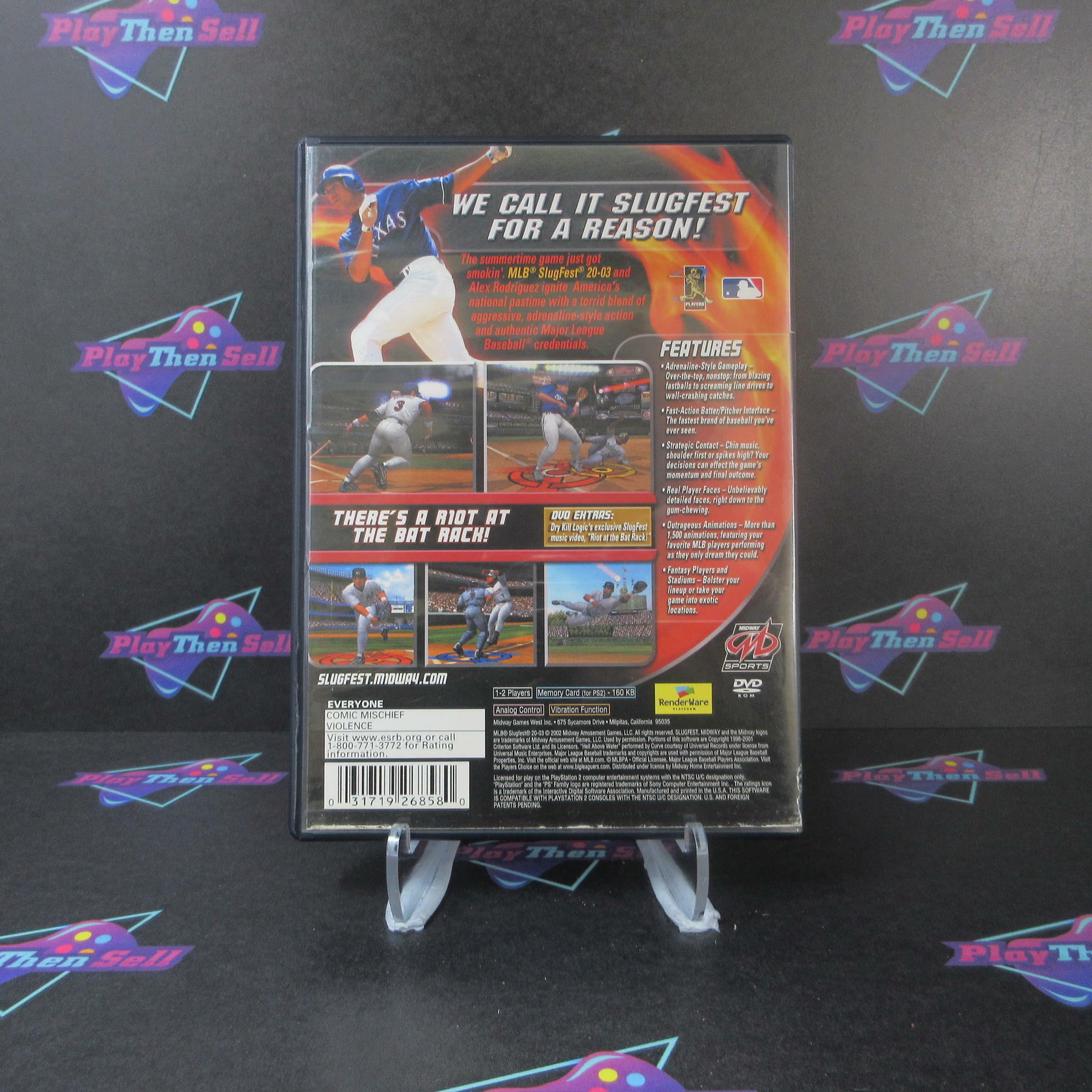 MLB Slugfest 2003 PS2 PlayStation 2 AD/NM - Very Good