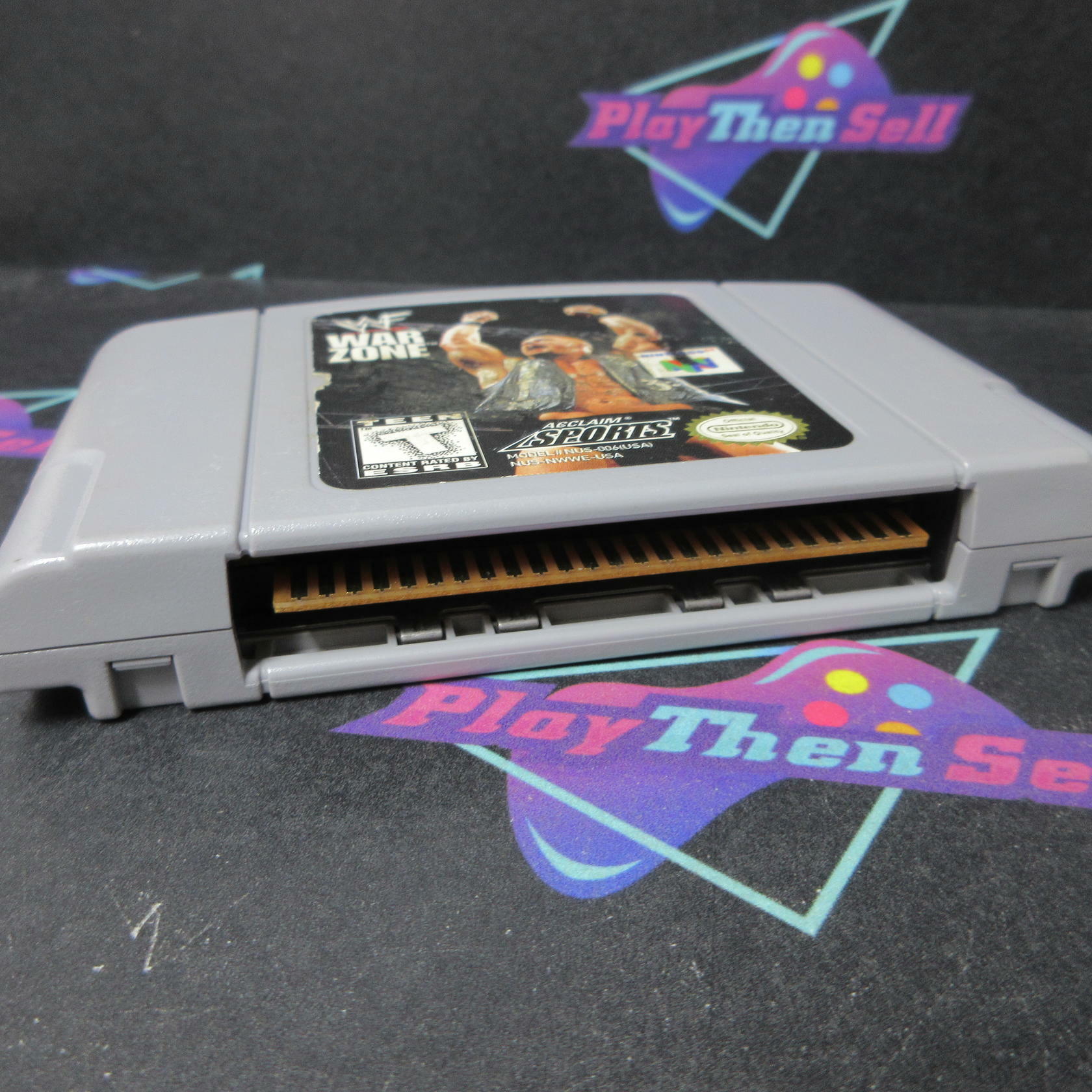 WWF War Zone Nintendo 64 N64 Cartridge Only AD Authentic / Tested - Very Good