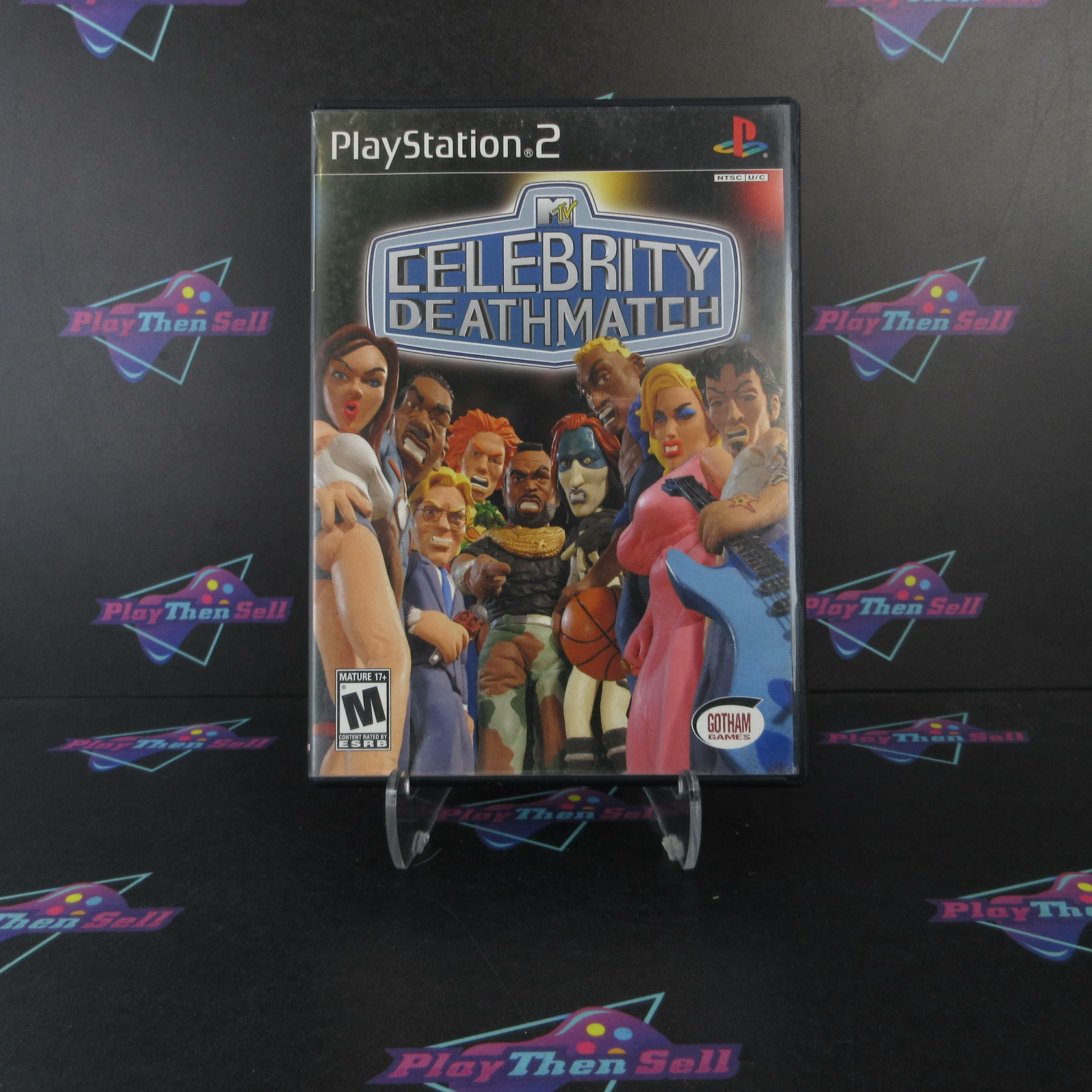 Celebrity Death Match PS2 PlayStation 2 AD/NM - Very Good