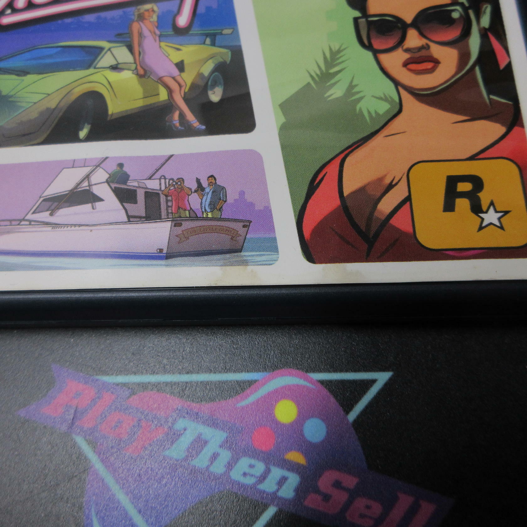 Grand Theft Auto Vice City Stories Rental Art PS2 PlayStation 2  AD/NM - Very Good