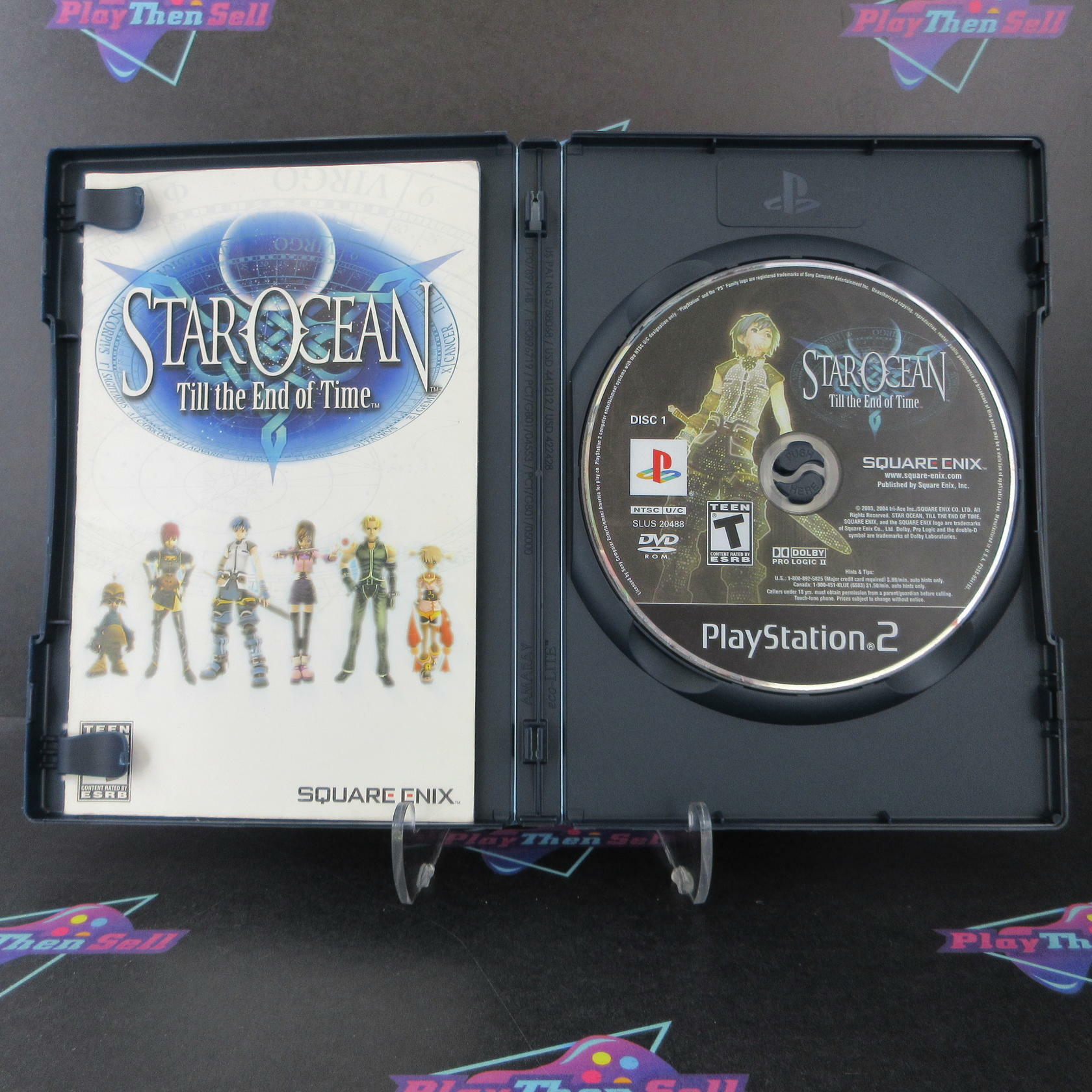 Star Ocean Till the End of Time PS2 PlayStation 2 + Reg Card - Like New