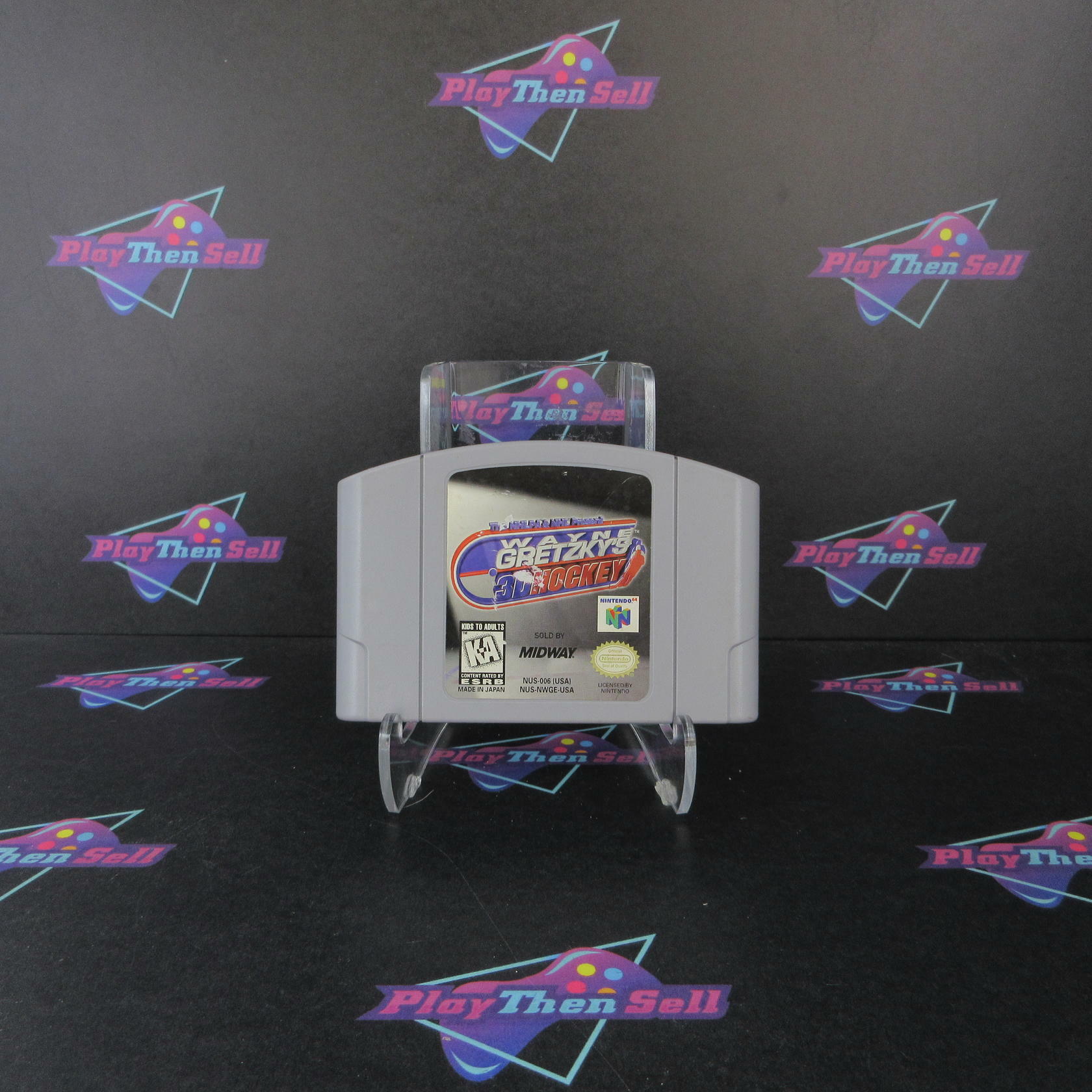 Wayne Gretzky's 3D Hockey N64 Nintendo 64 Cartridge Only AD Authentic / Tested - Very Good