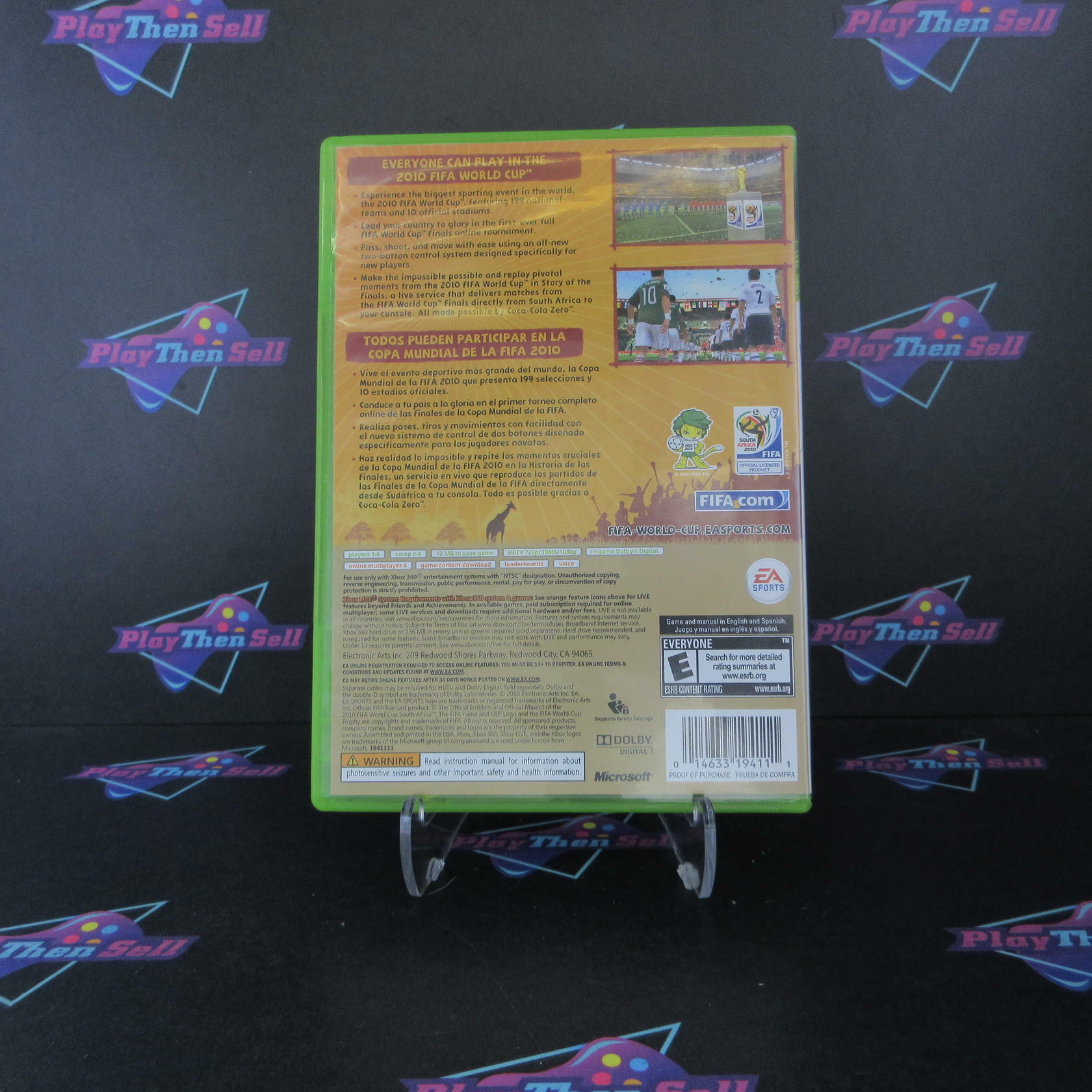 2010 FIFA World Cup South Africa Xbox 360 AD/MD Complete CIB - Very Good