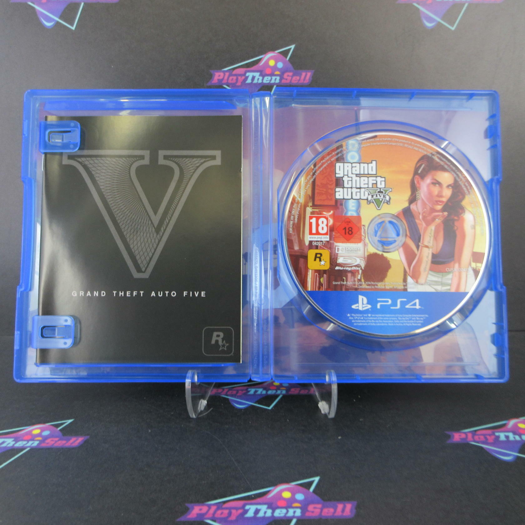 Grand Theft Auto V Premium Edition PS4 PlayStation 4 PAL + Map - Like New
