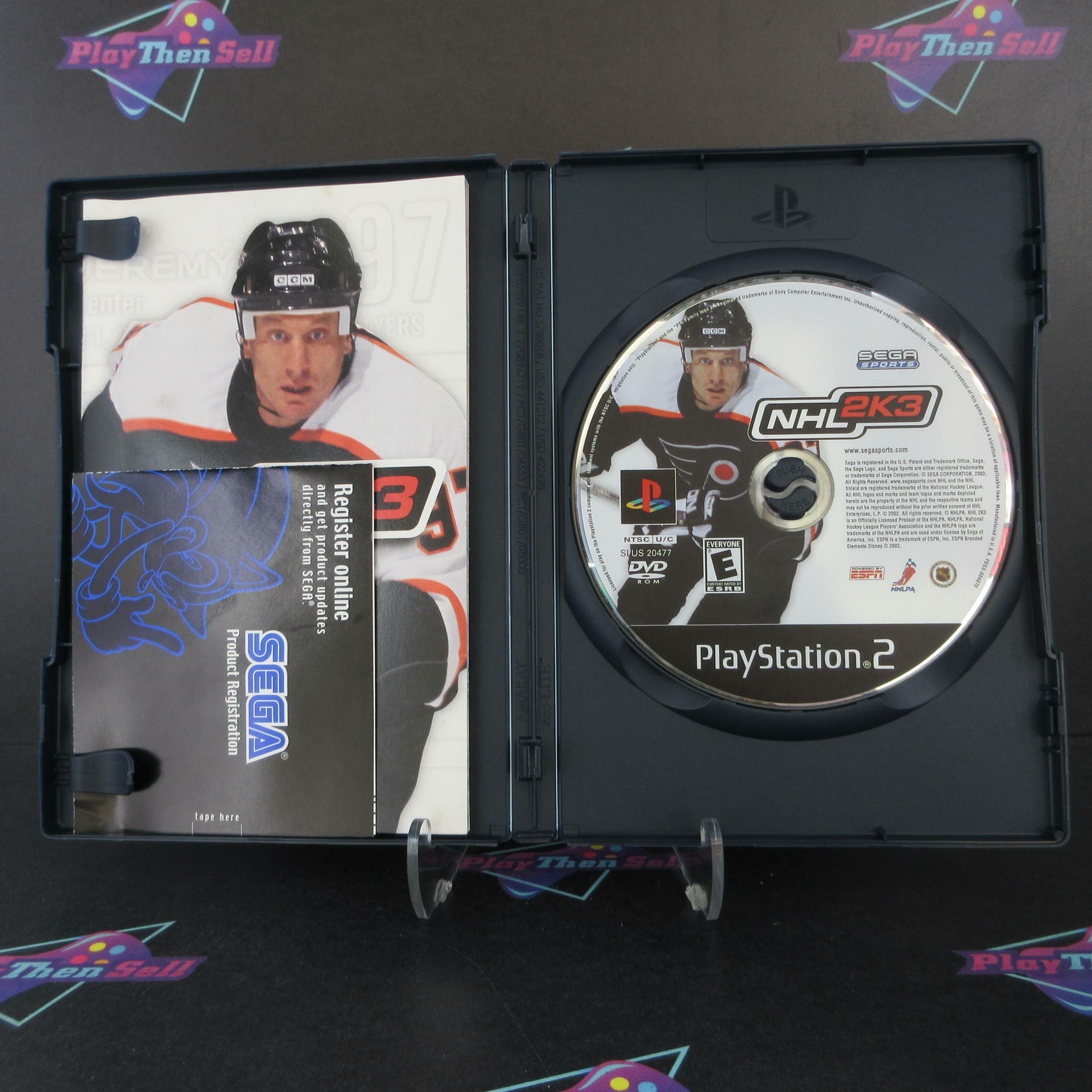 Sega Sports NHL 2K3 PS2 PlayStation 2 + Reg Card Complete - Excellent