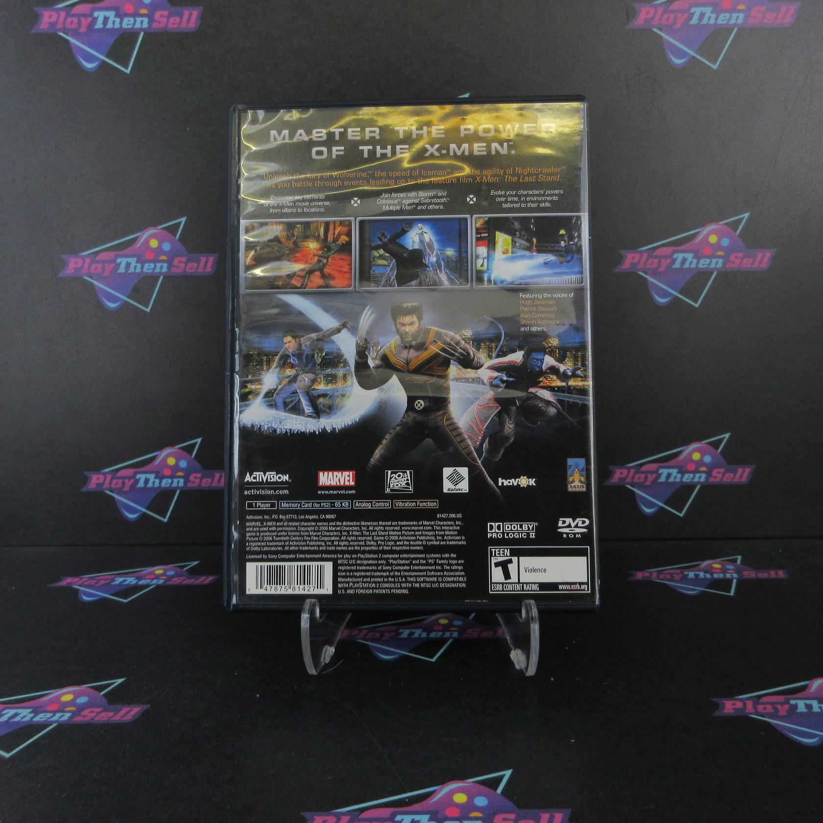 X-Men The Official Game PS2 PlayStation 2 AD/NM - Very Good