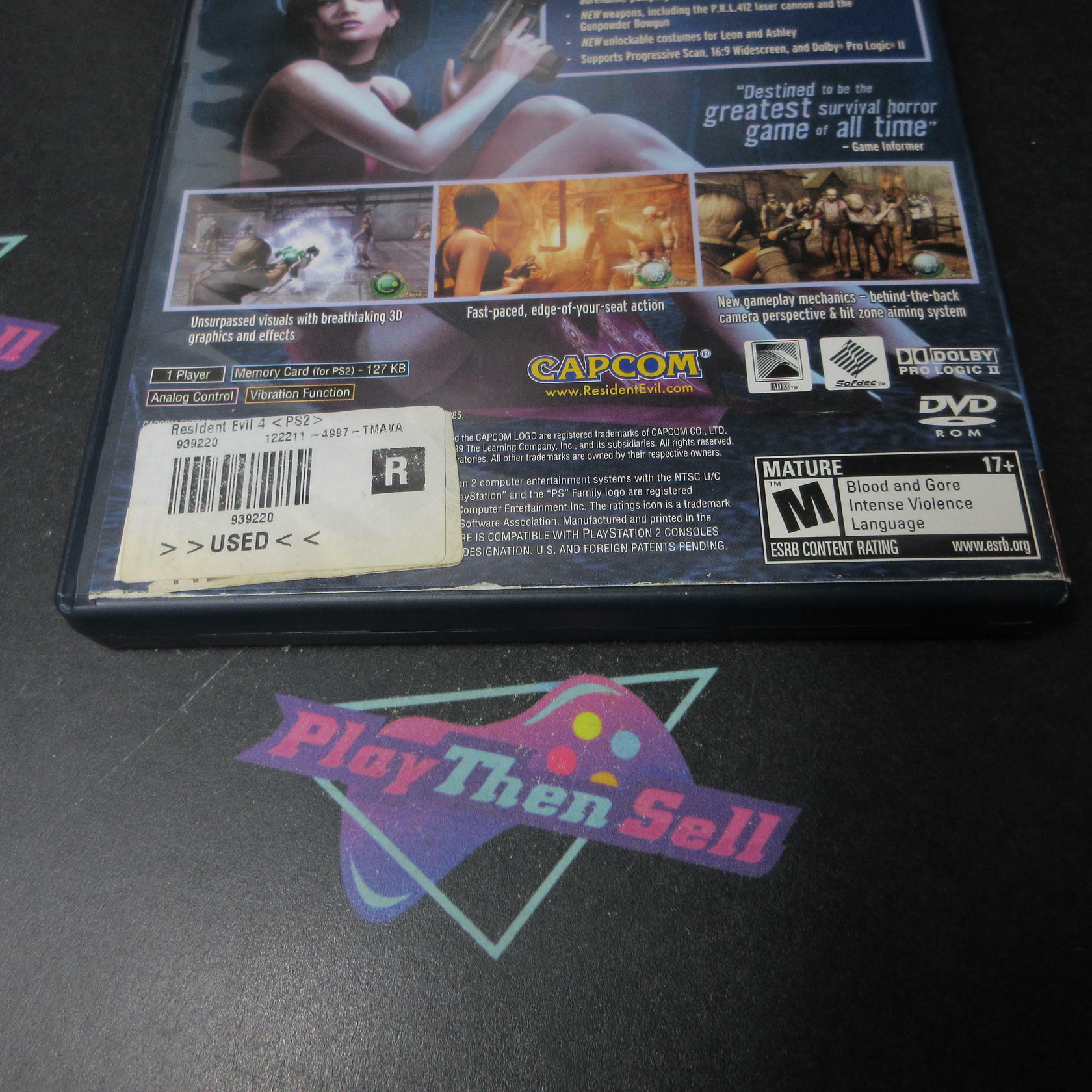 Resident Evil 4 PS2 PlayStation 2 GH AD Complete CIB - Very Good