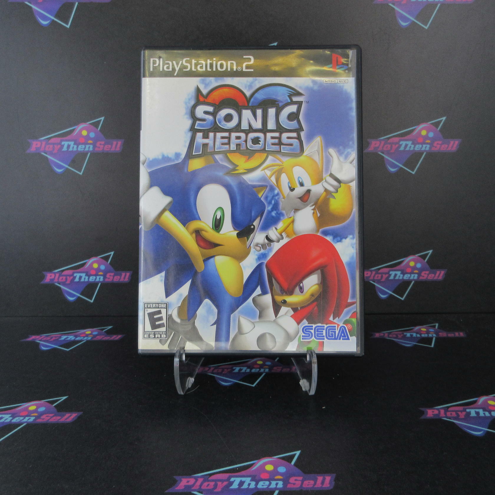 Sonic Heroes PS2 PlayStation 2 AD Complete CIB - Very Good