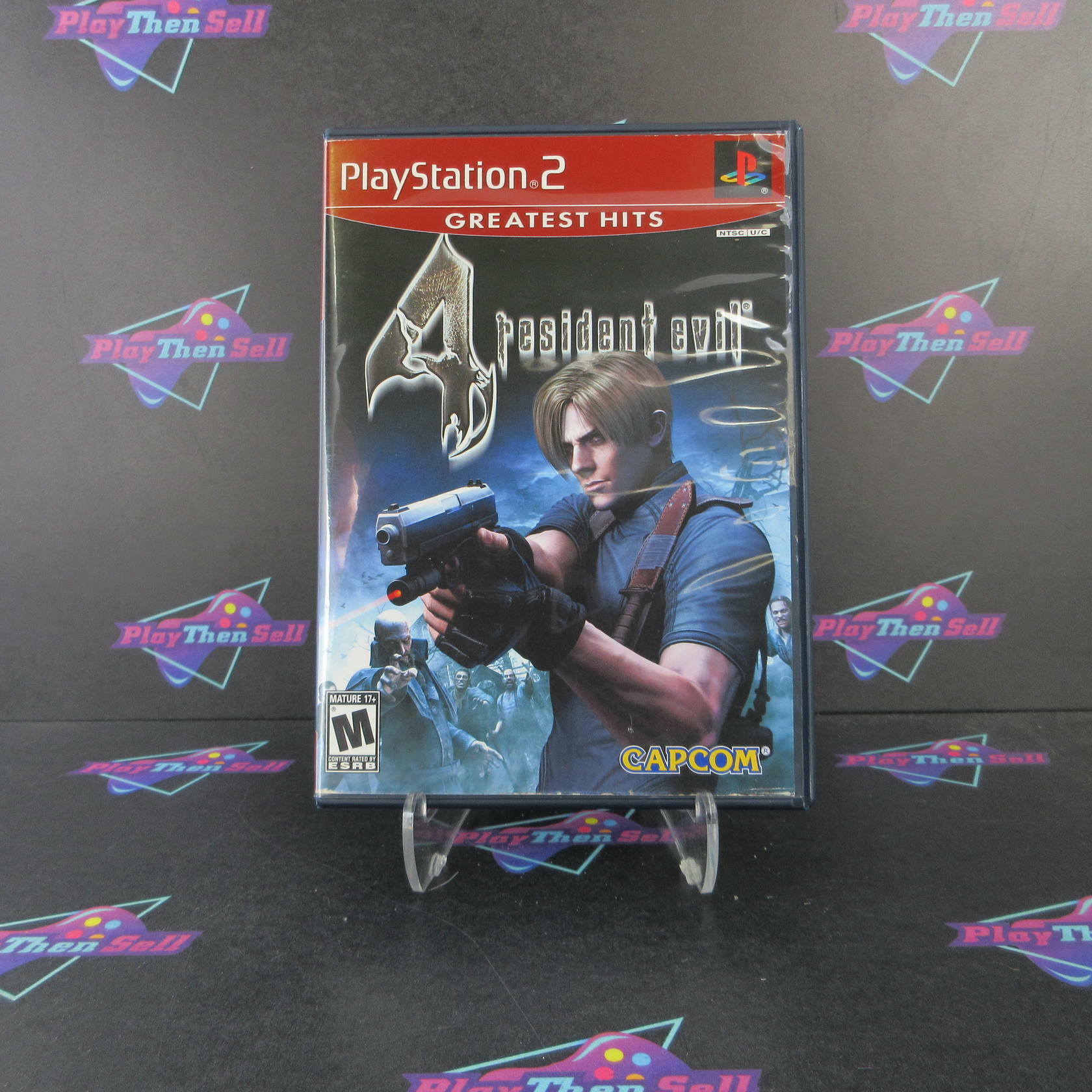 Resident Evil 4 PS2 PlayStation 2 GH AD Complete CIB - Very Good