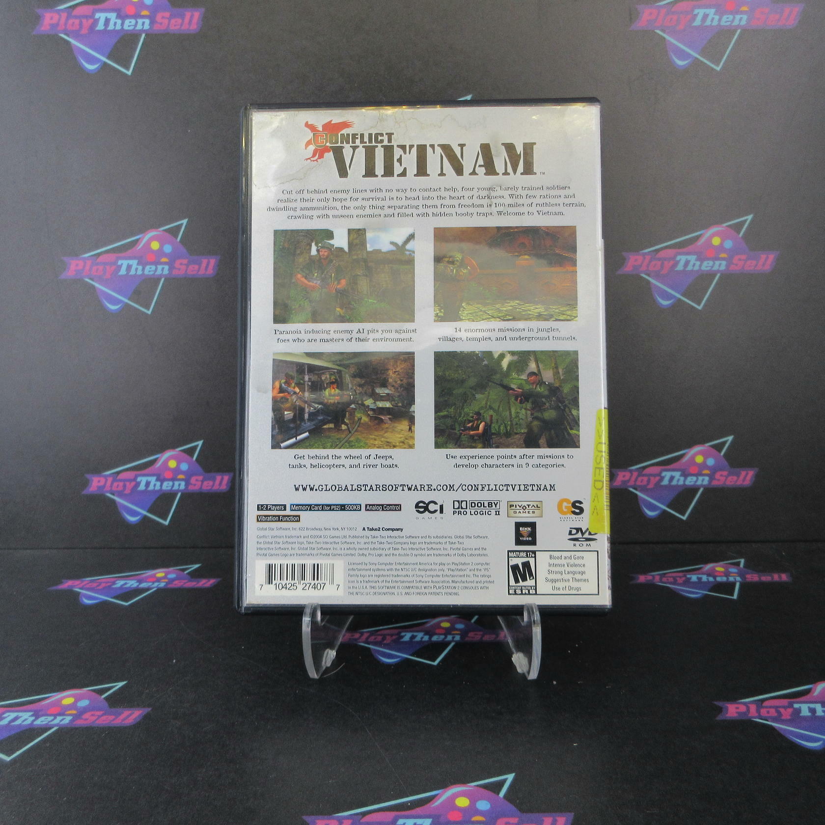 Conflict Vietnam PS2 PlayStation 2 AD/DD Complete CIB - Very Good