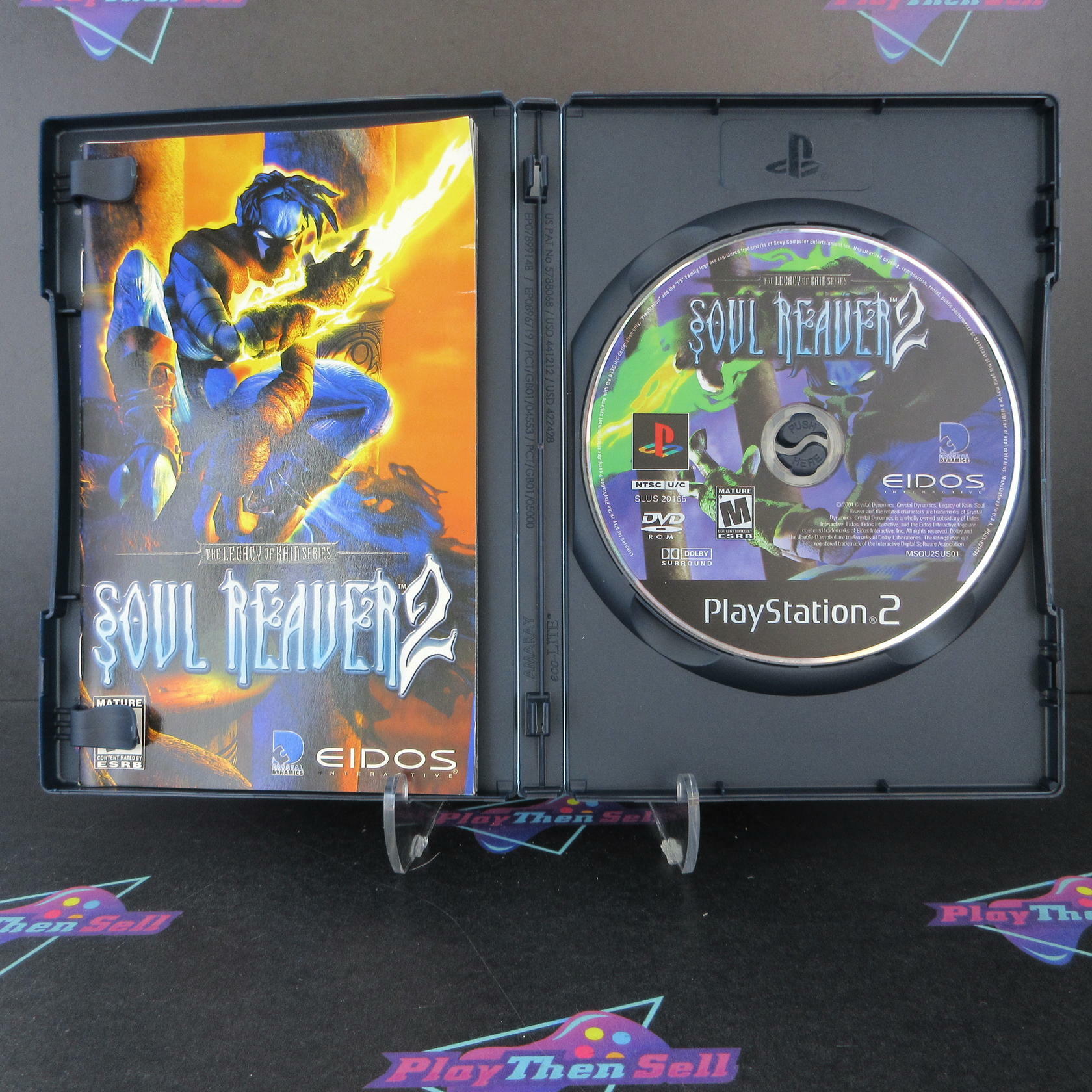 Legacy of Kain Soul Reaver 2 PS2 PlayStation 2 AD + Reg Card Complete CIB - Very Good