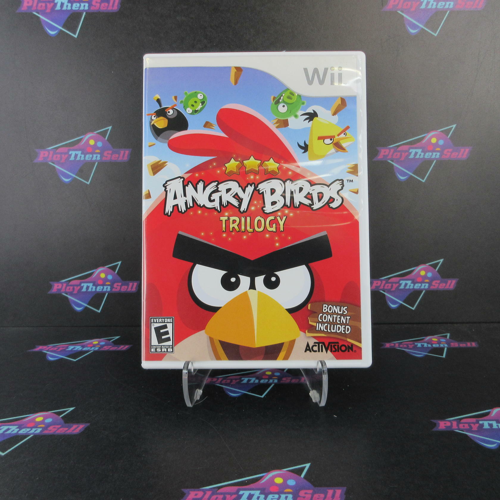 Angry Birds Trilogy Nintendo Wii AD Complete CIB - Very Good