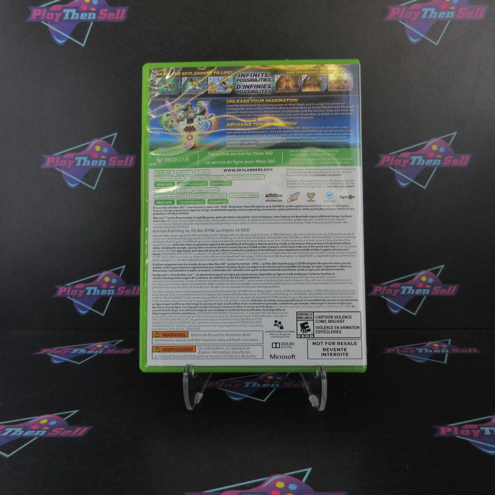 Skylanders Imaginators Xbox 360 Software Only Complete - Excellent