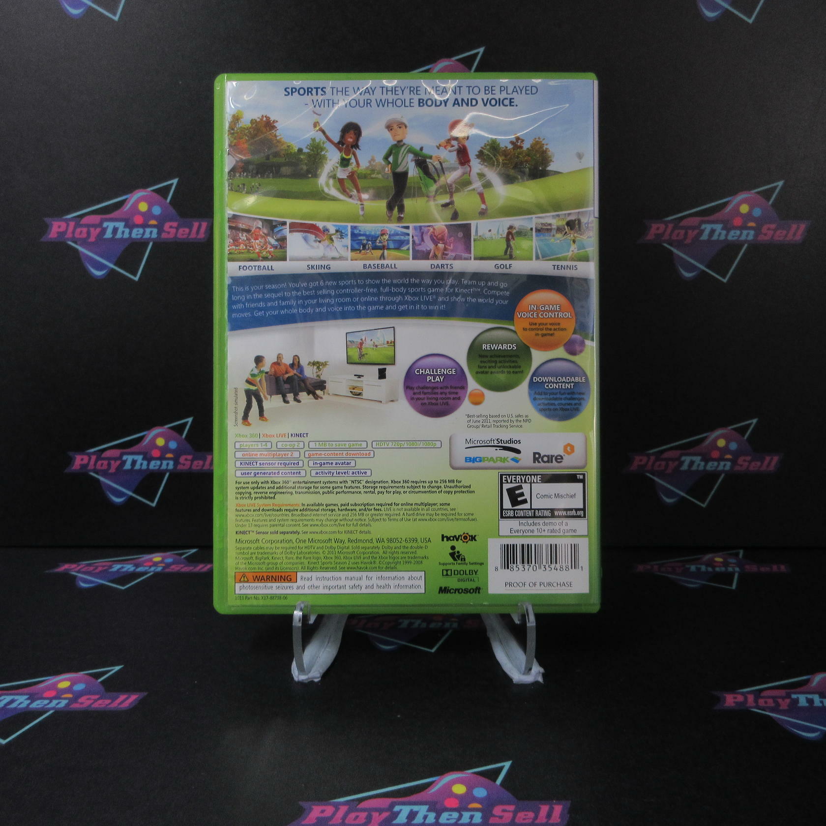 Kinect Sports Season Two - Xbox 360 - Very Good