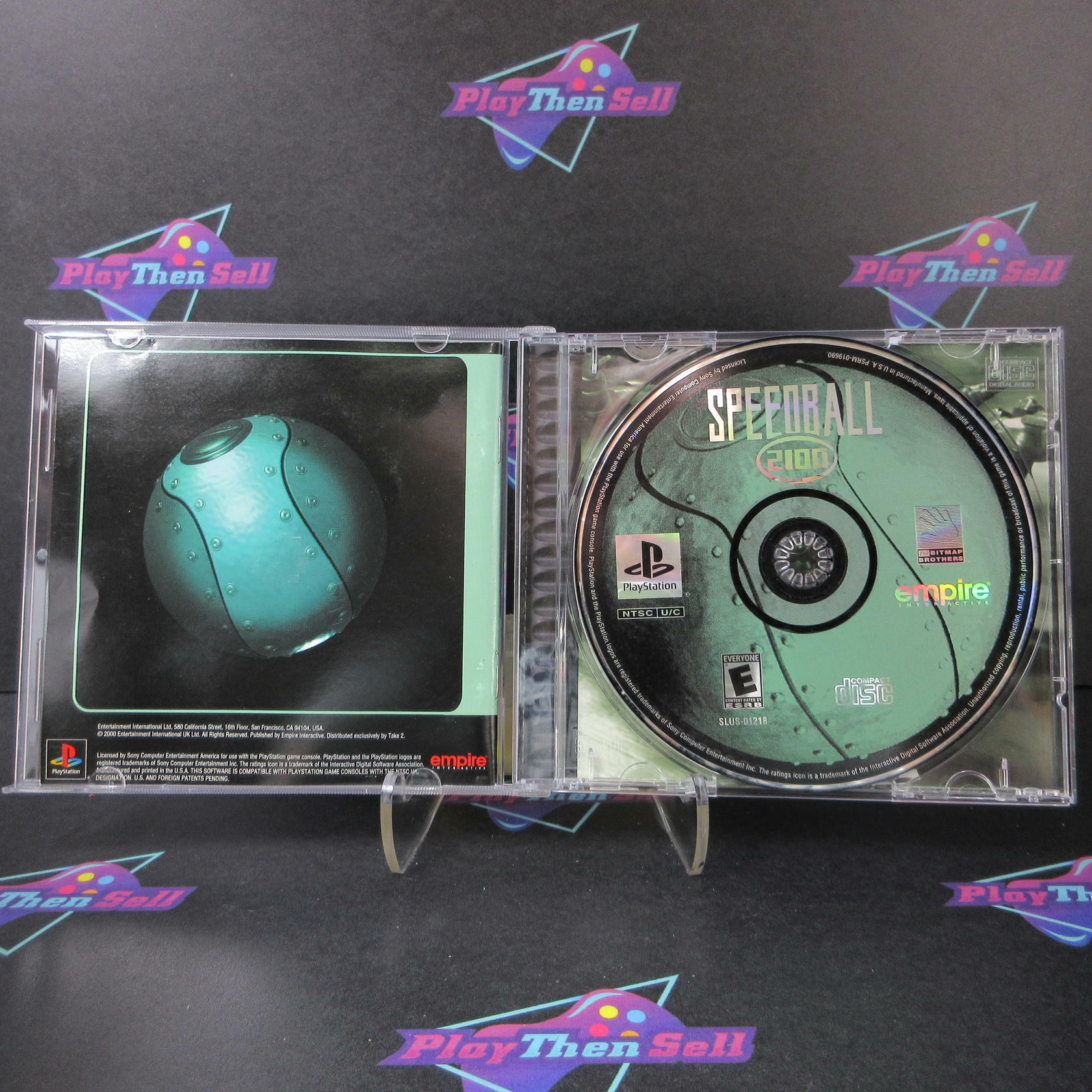 Speedball 2100 PS1 PlayStation 1 + Reg Card Complete - Excellent