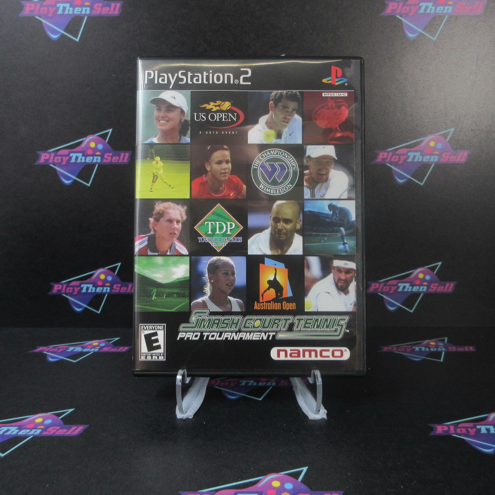 Smash Court Tennis Pro Tournament PS2 PlayStation 2 + Reg Card CIB - Excellent