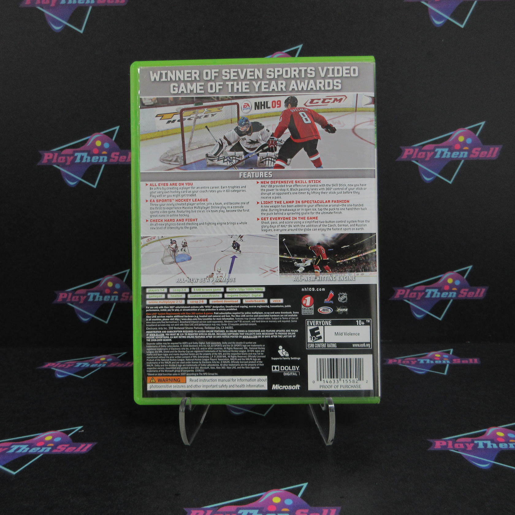 NHL 09 Xbox 360 Complete - Excellent